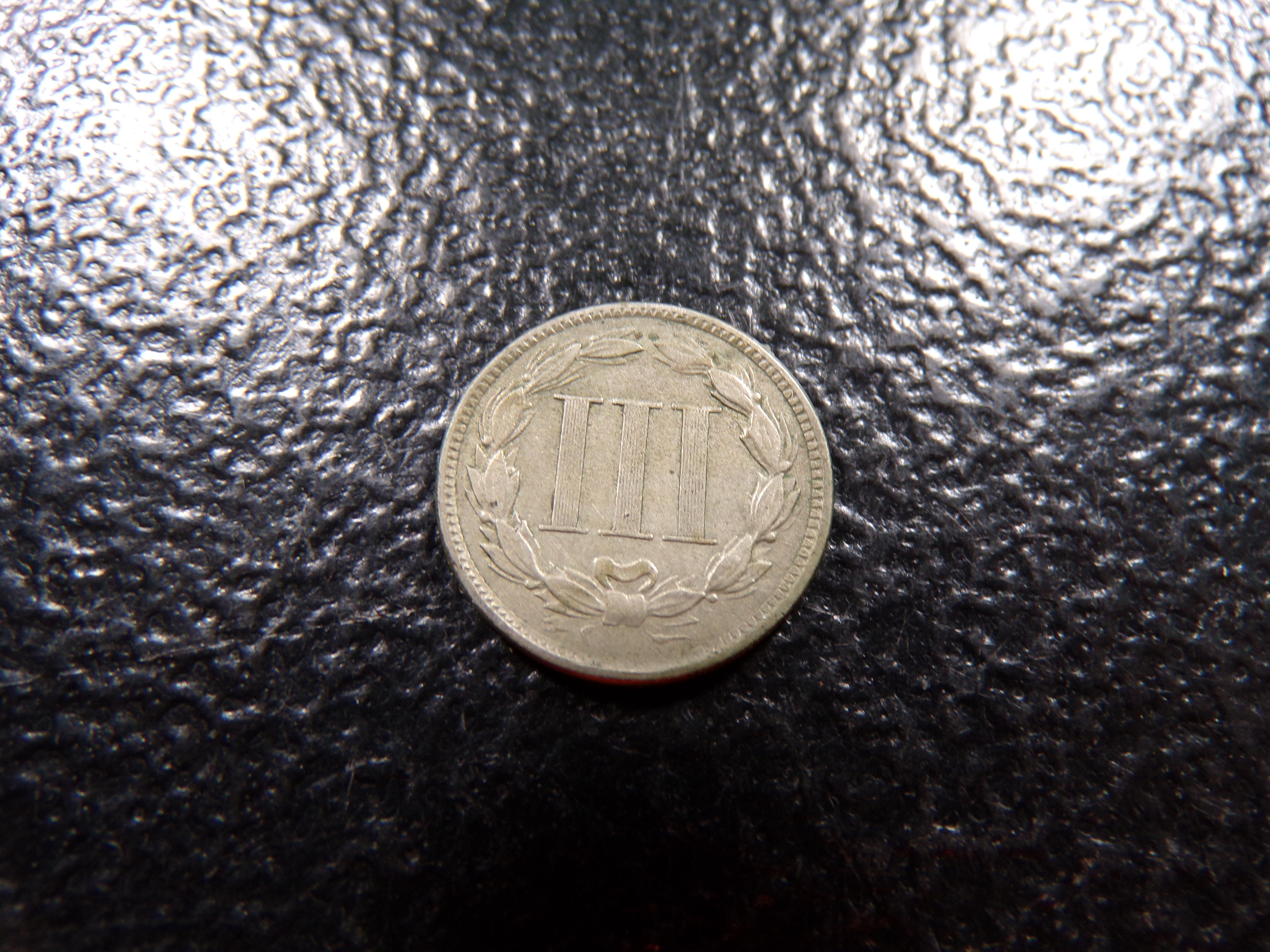1867 III CENT NICKEL