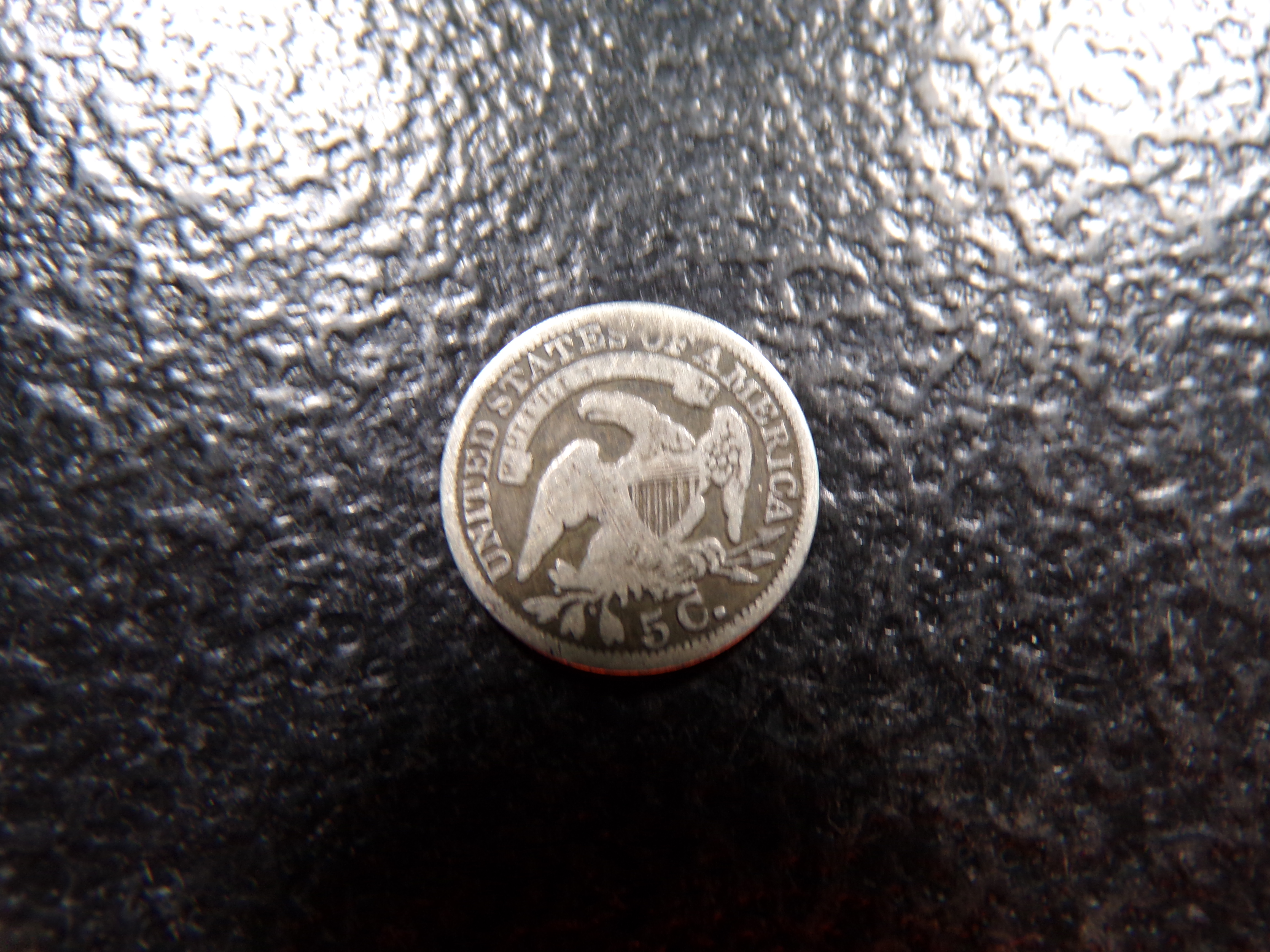 1835 CAPPED BUST SILVER HALF DIME