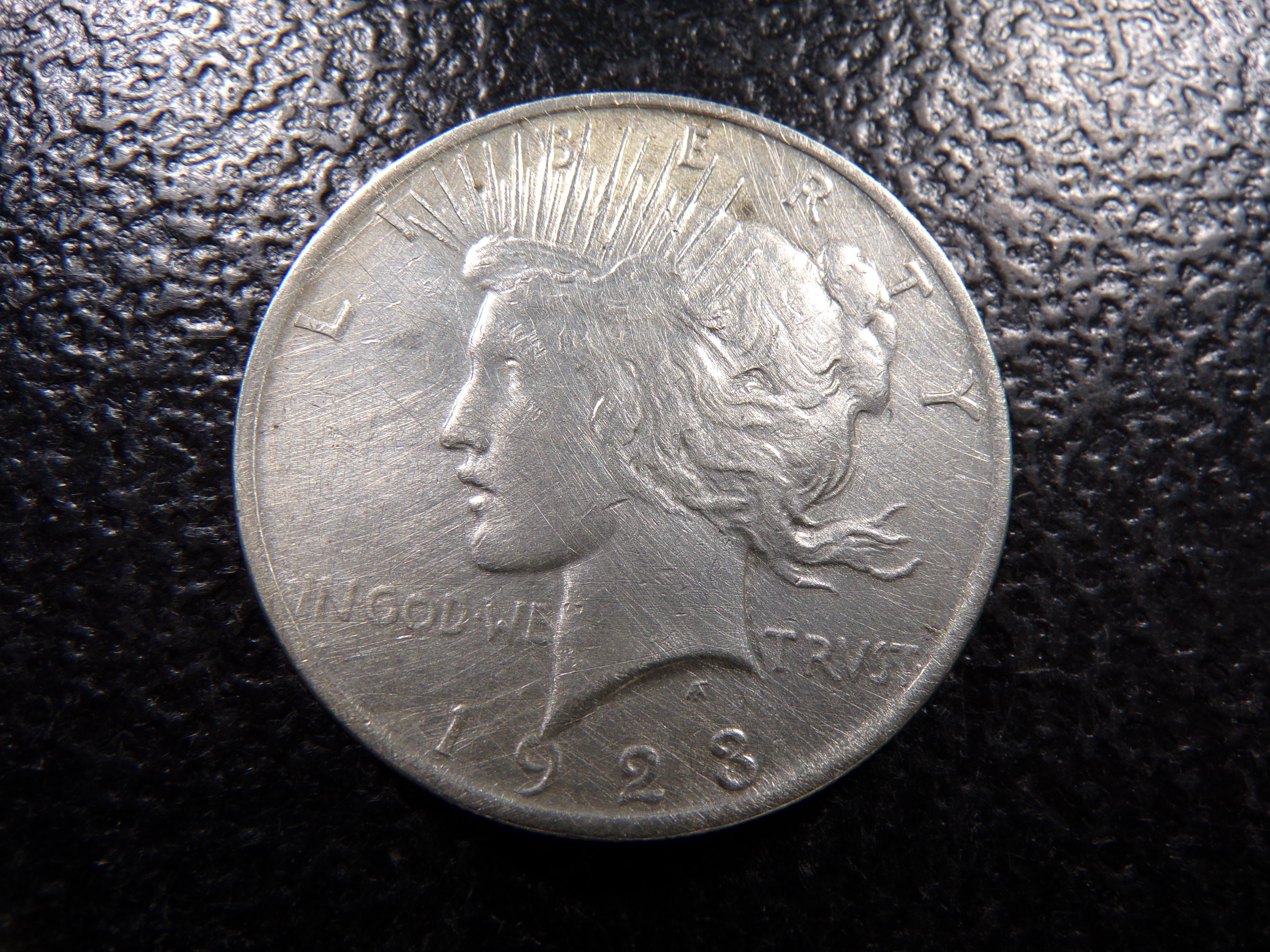 1923 PEACE SILVER DOLLAR