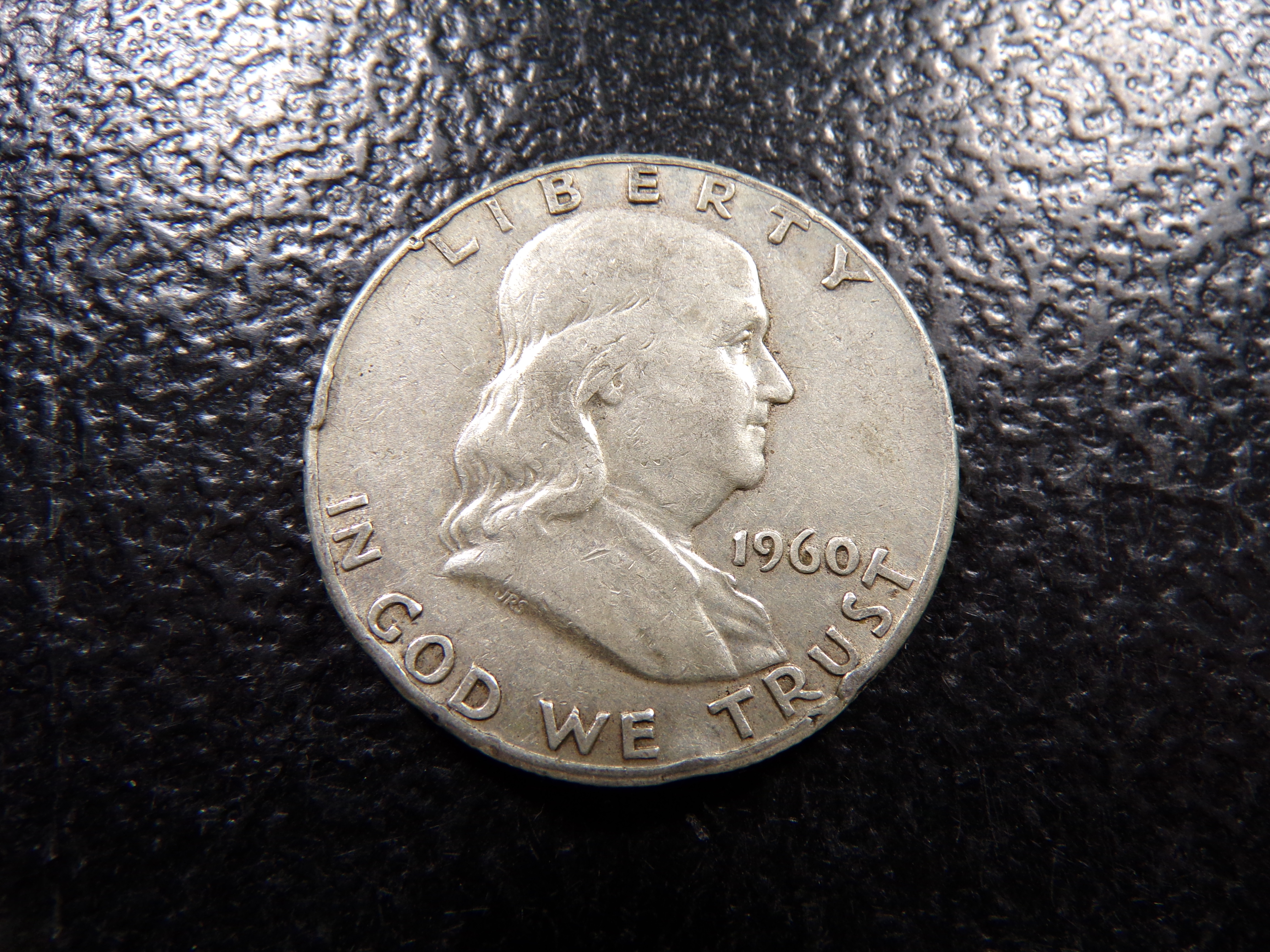 1960 FRANKLIN SILVER HALF DOLLAR