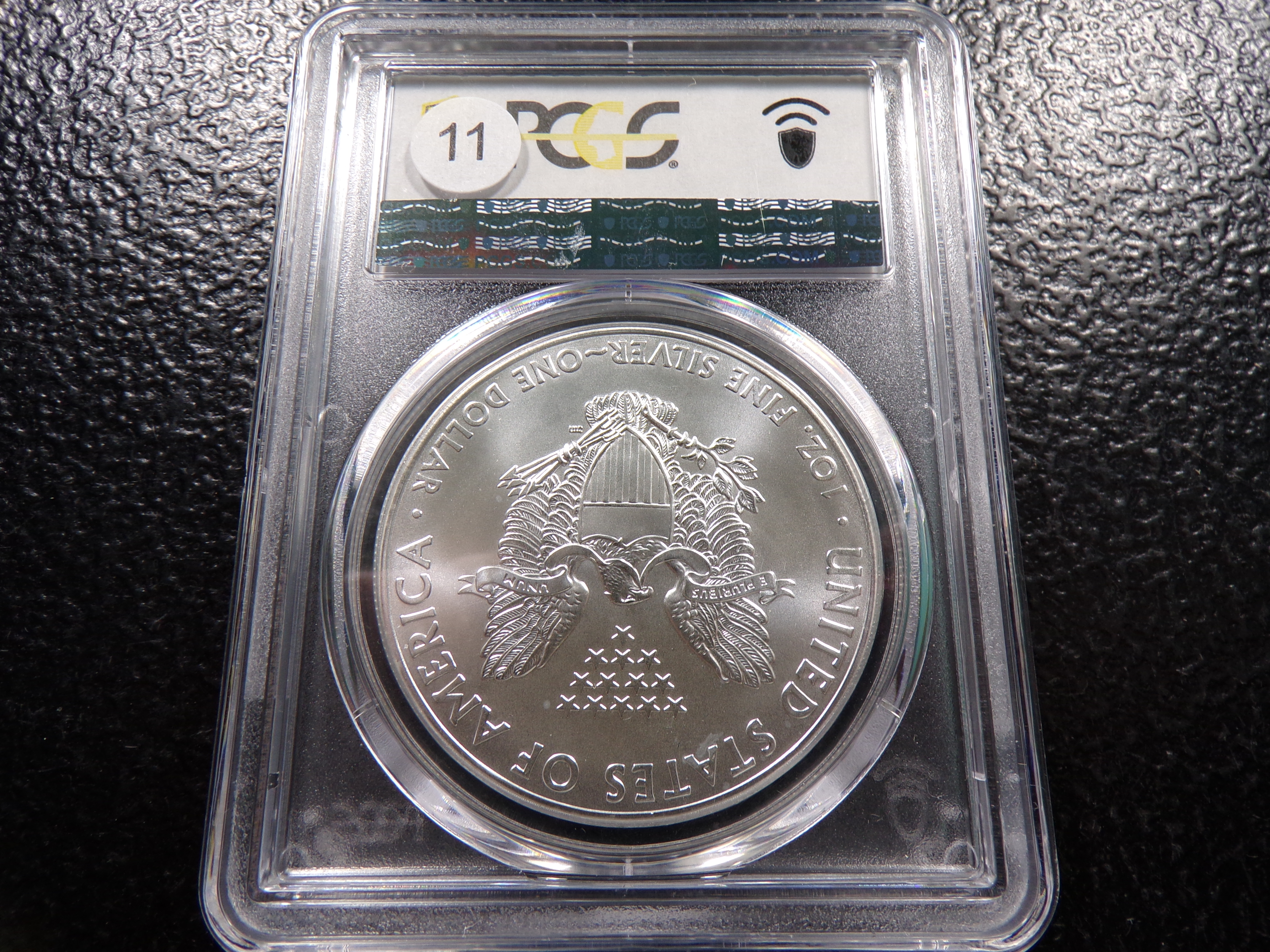 2014 PCGS MS70 AMERICAN SILVER EAGLE DOLLAR