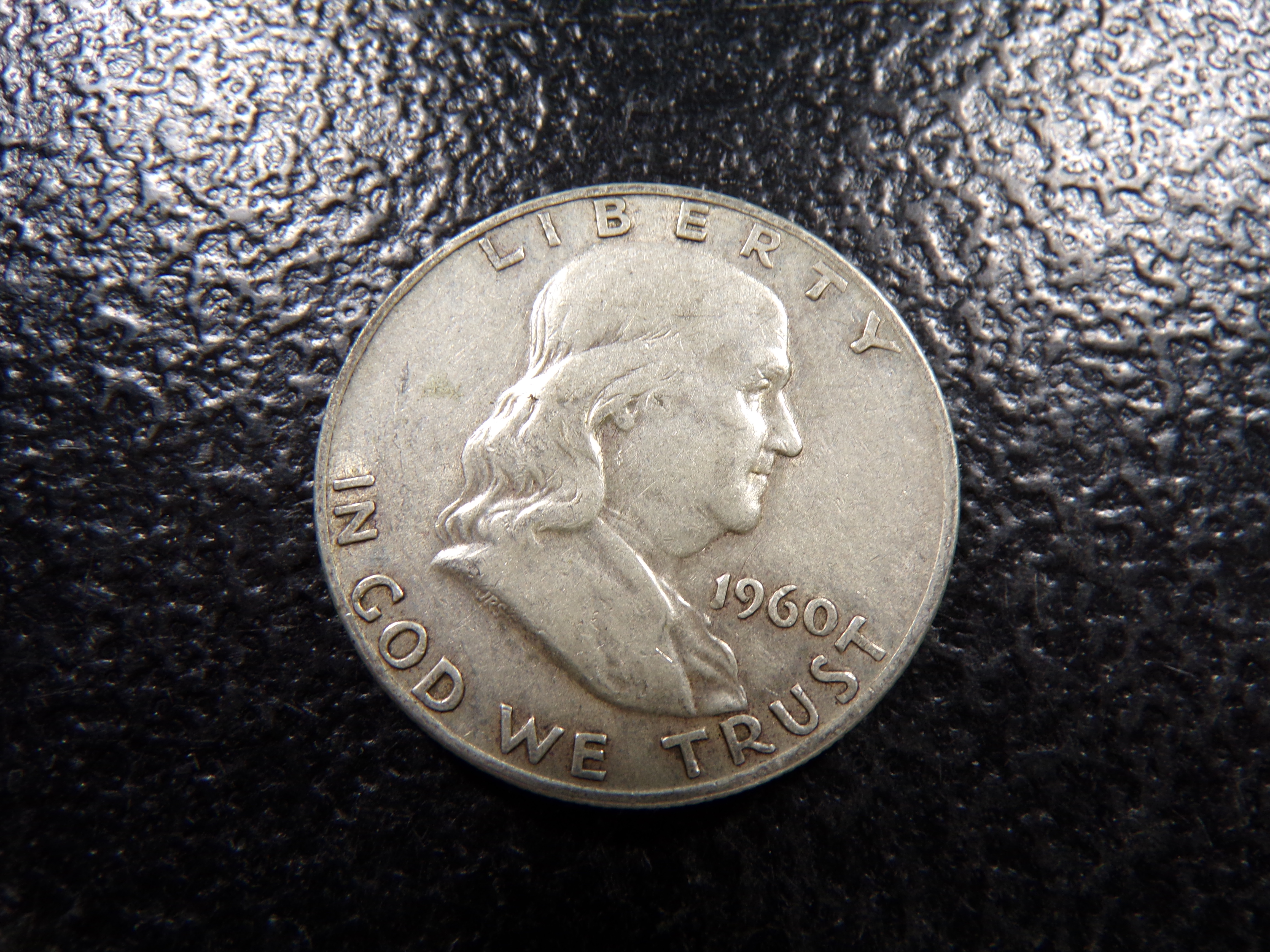 1960-D FRANKLIN SILVER HALF DOLLAR