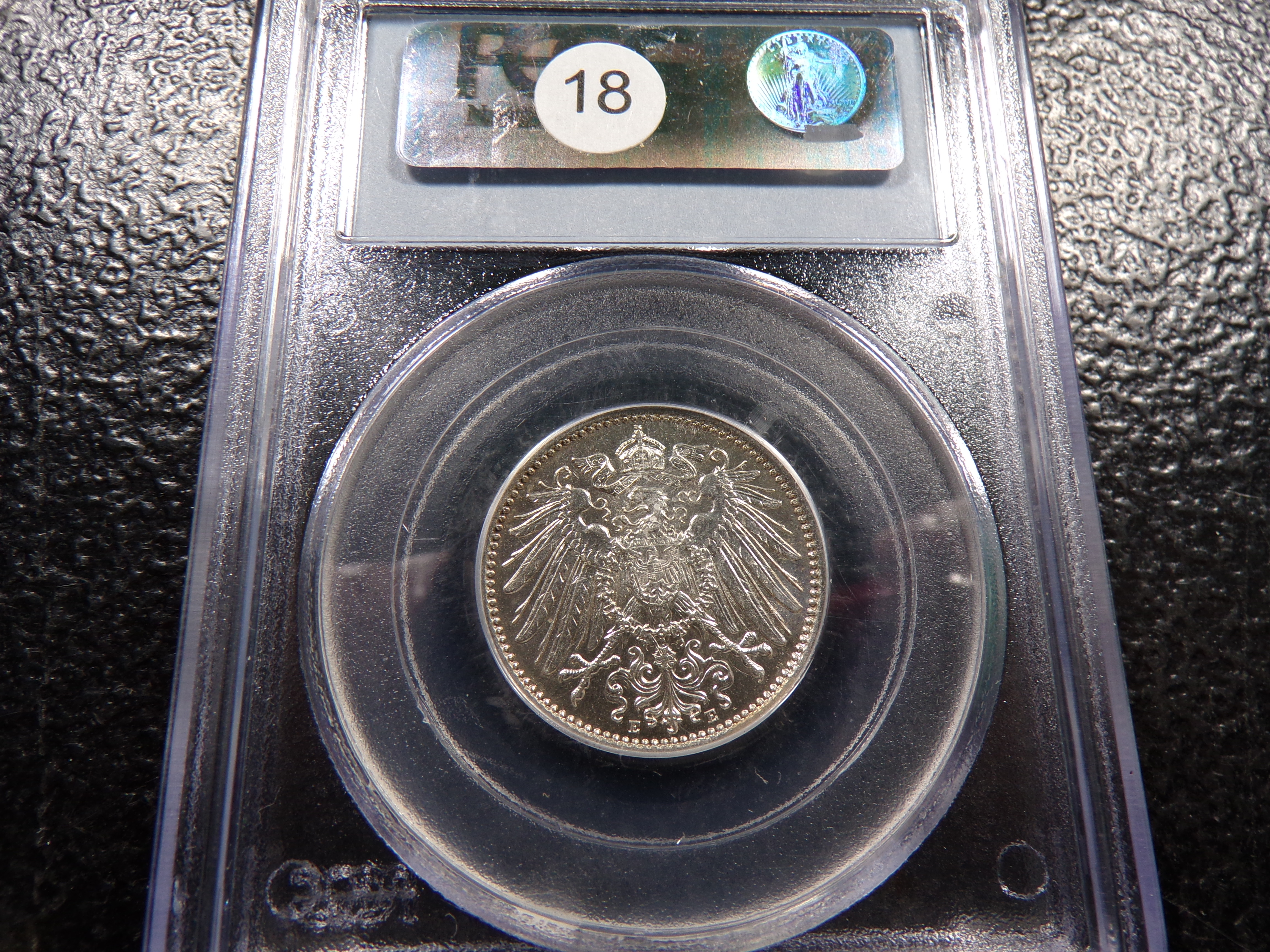1915-E PCGS MS64 GERMANY SILVER 1 MARK