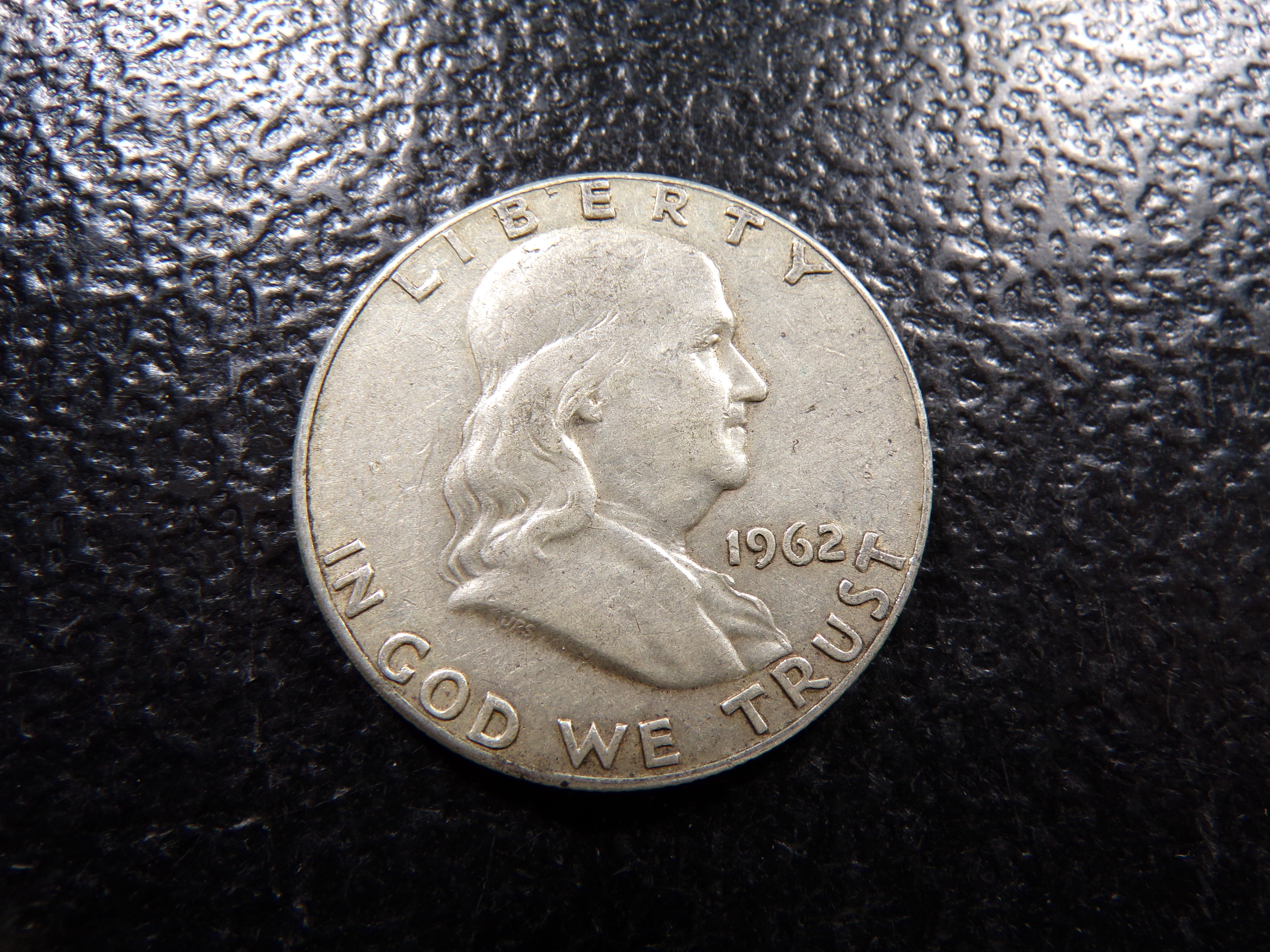 1962 FRANKLIN SILVER HALF DOLLAR