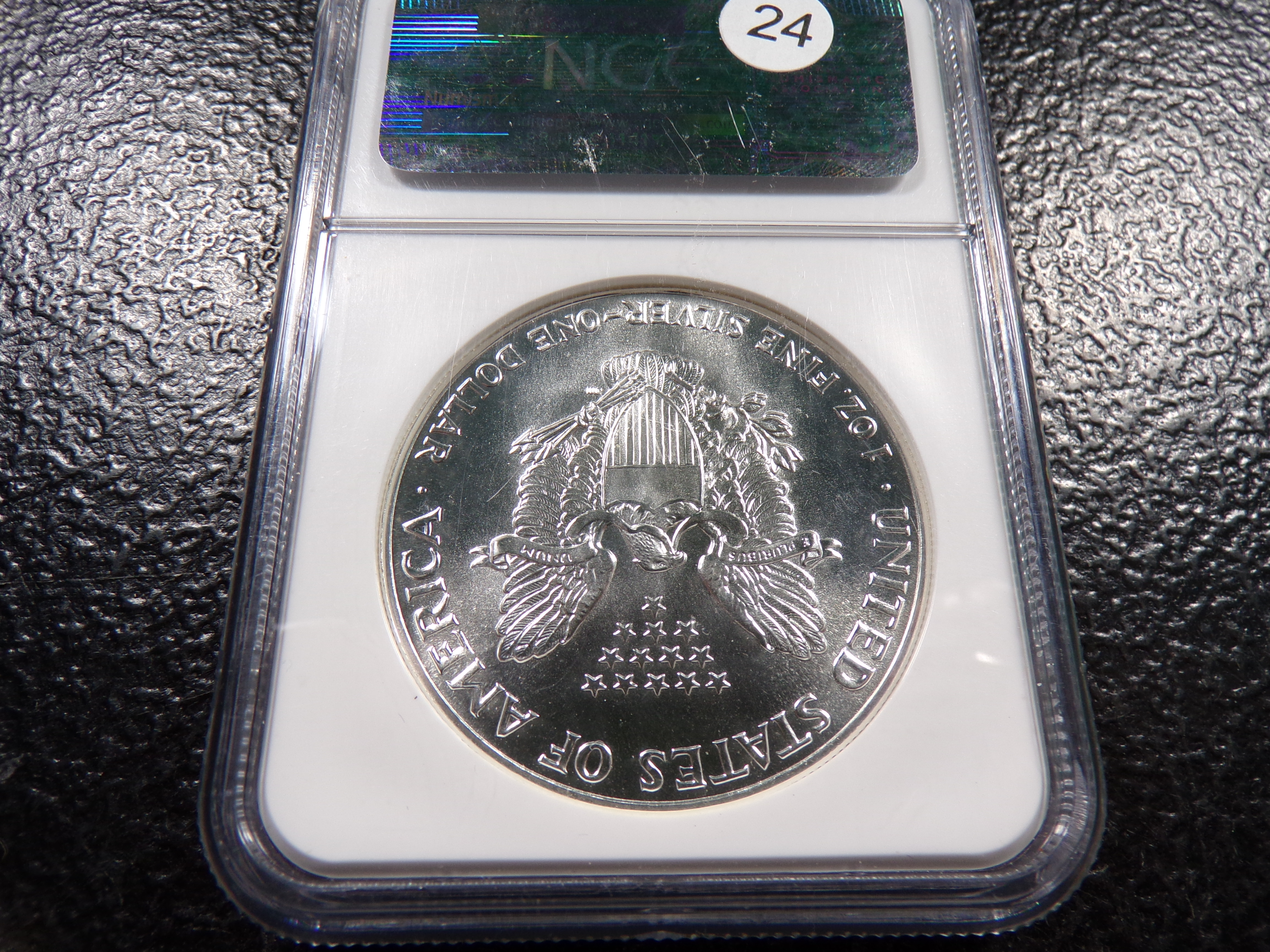 1987 NGC MS69 AMERICAN SILVER EAGLE DOLLAR