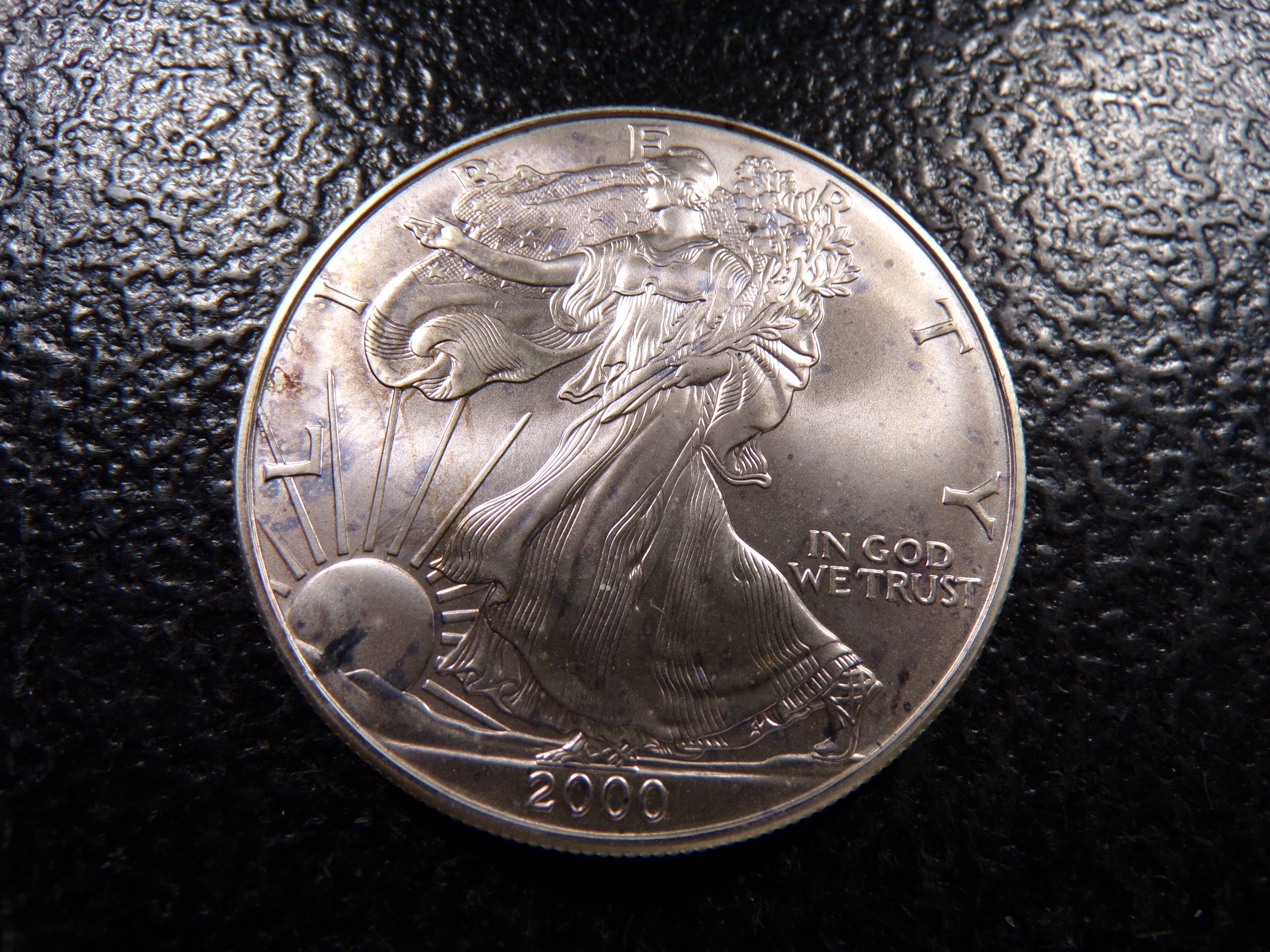 2000 AMERICAN SILVER EAGLE DOLLAR