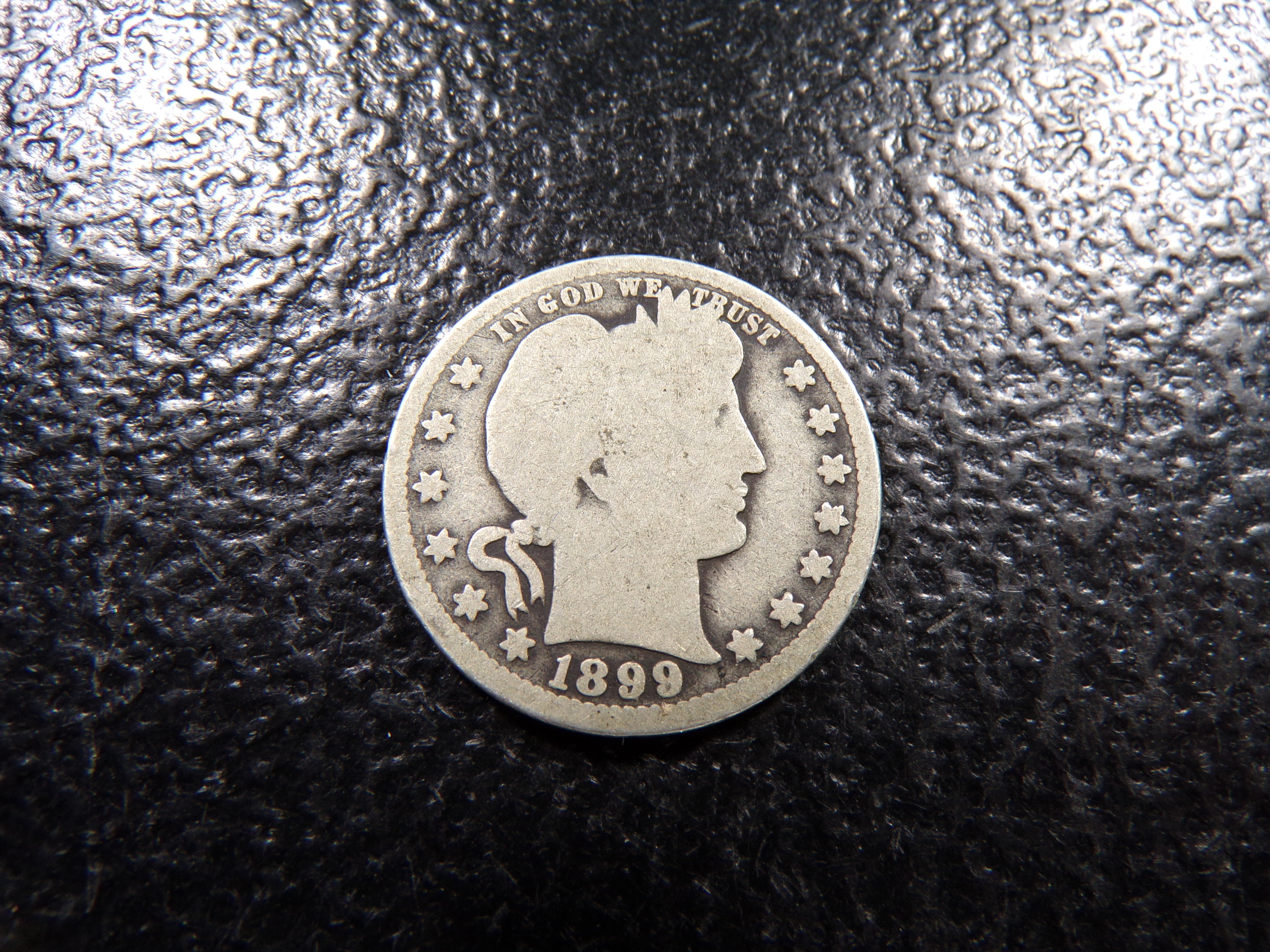 1899-O BARBER SILVER QUARTER