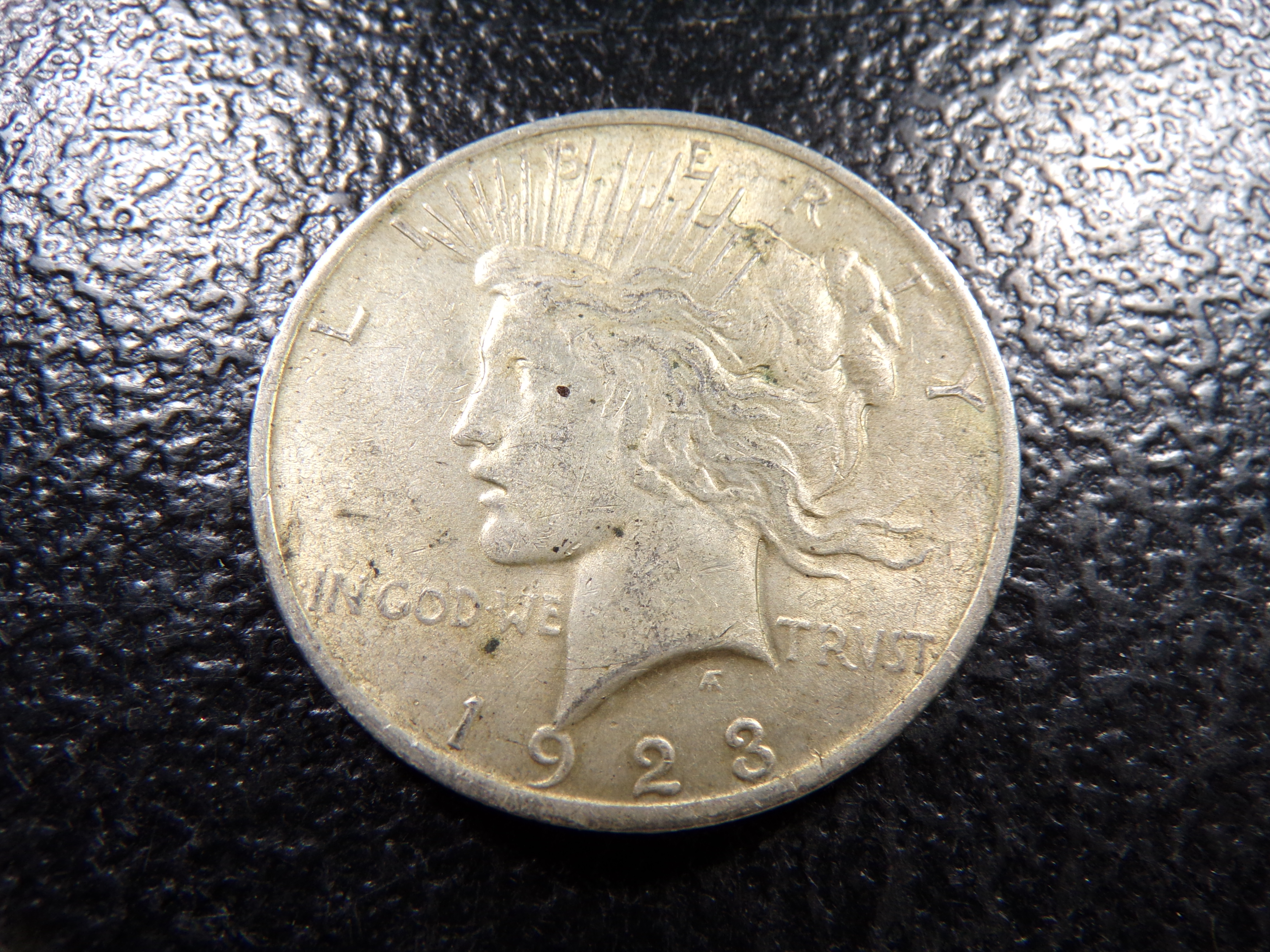 1923 PEACE SILVER DOLLAR