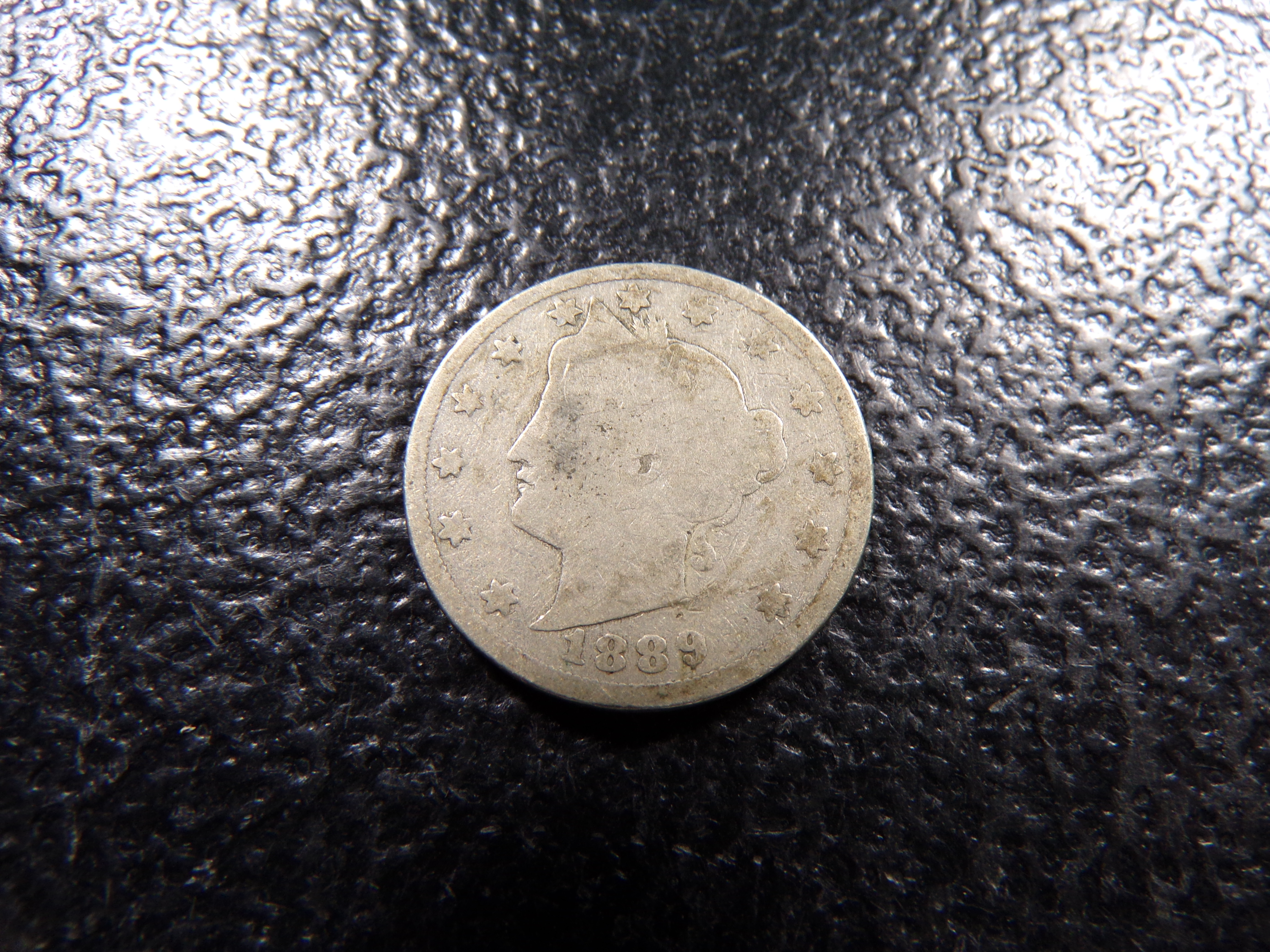 1889 LIBERTY HEAD V NICKEL