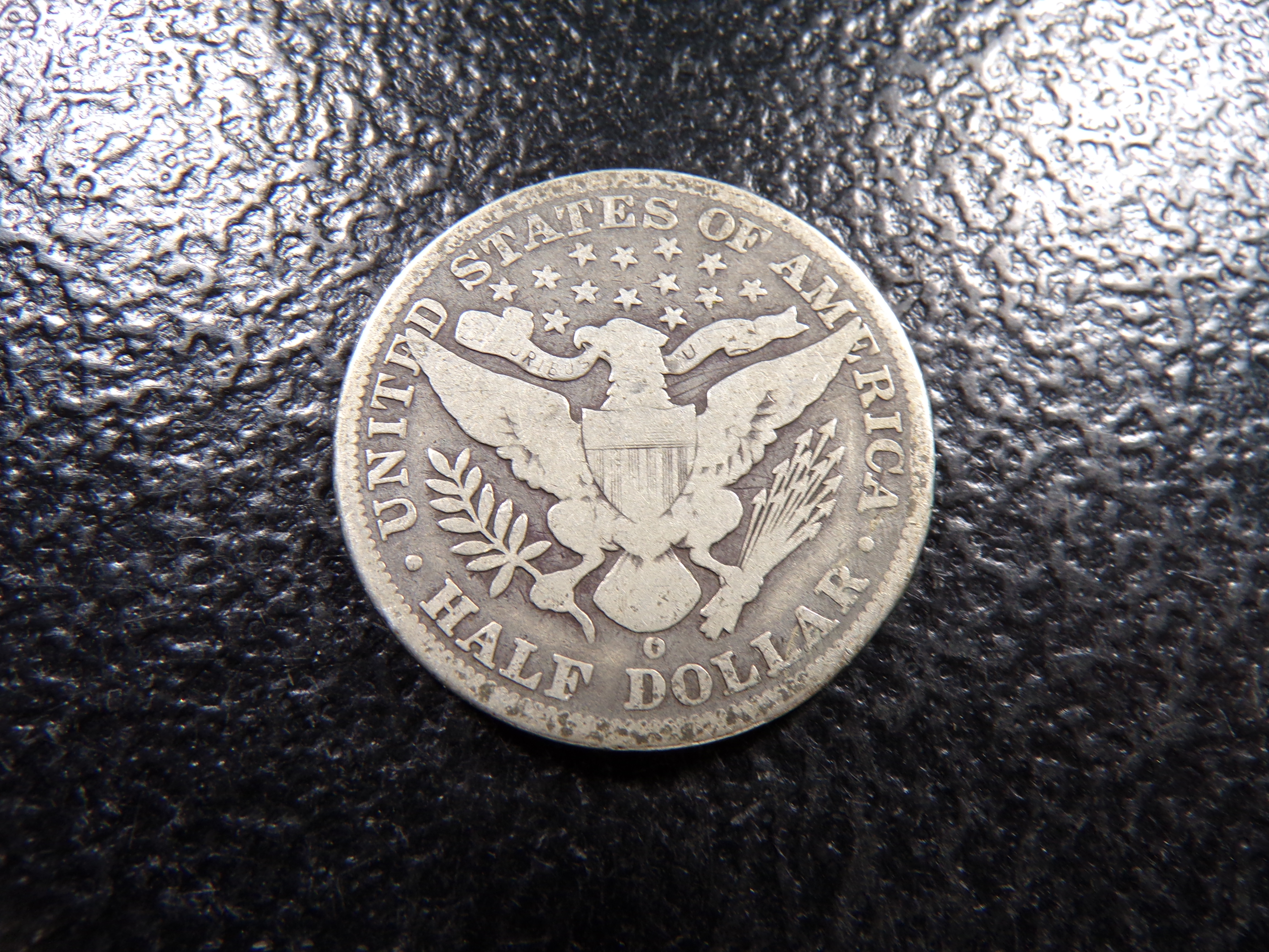 1896-O KEY DATE BARBER SILVER HALF DOLLAR