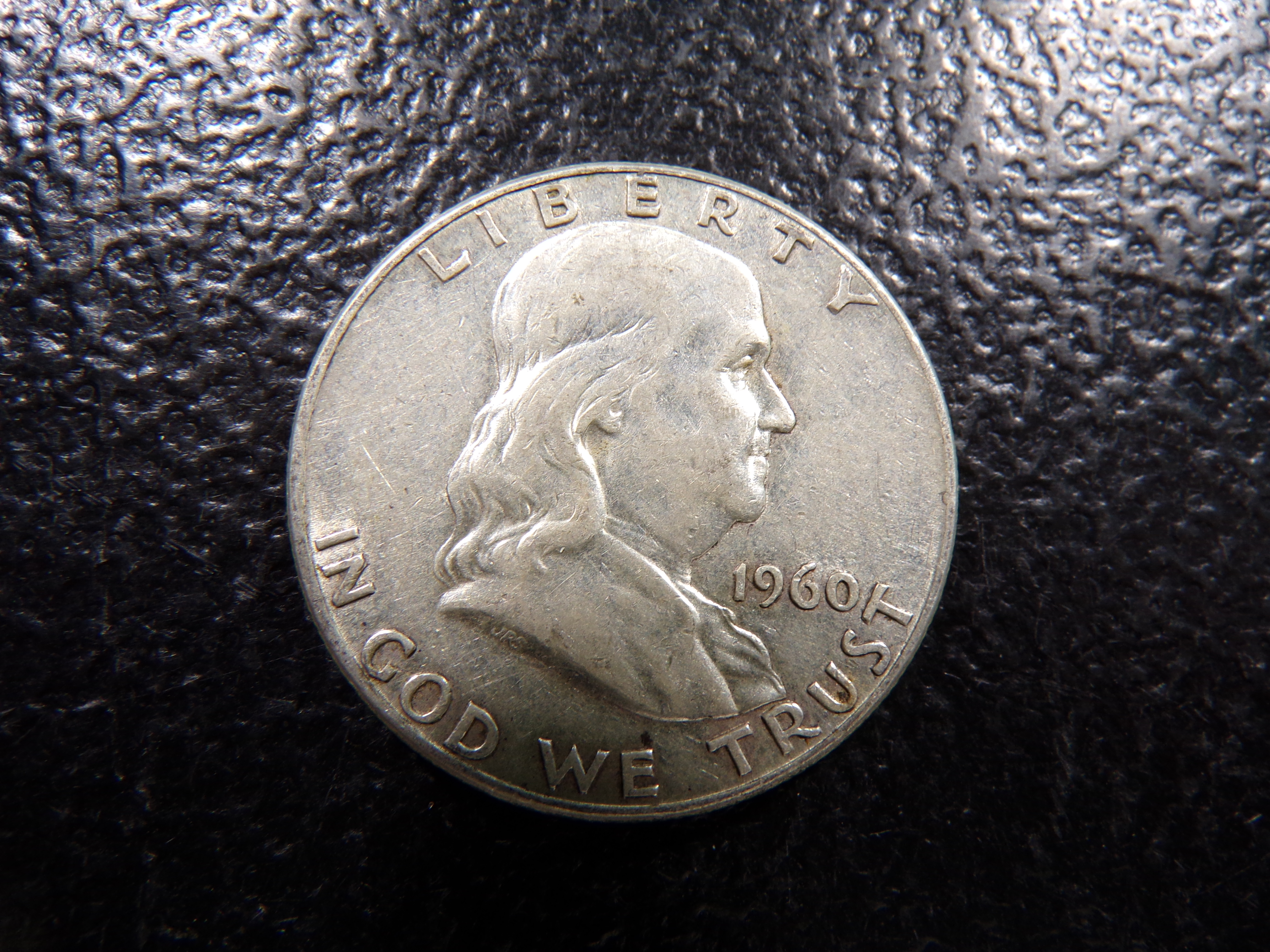 1960 FRANKLIN SILVER HALF DOLLAR