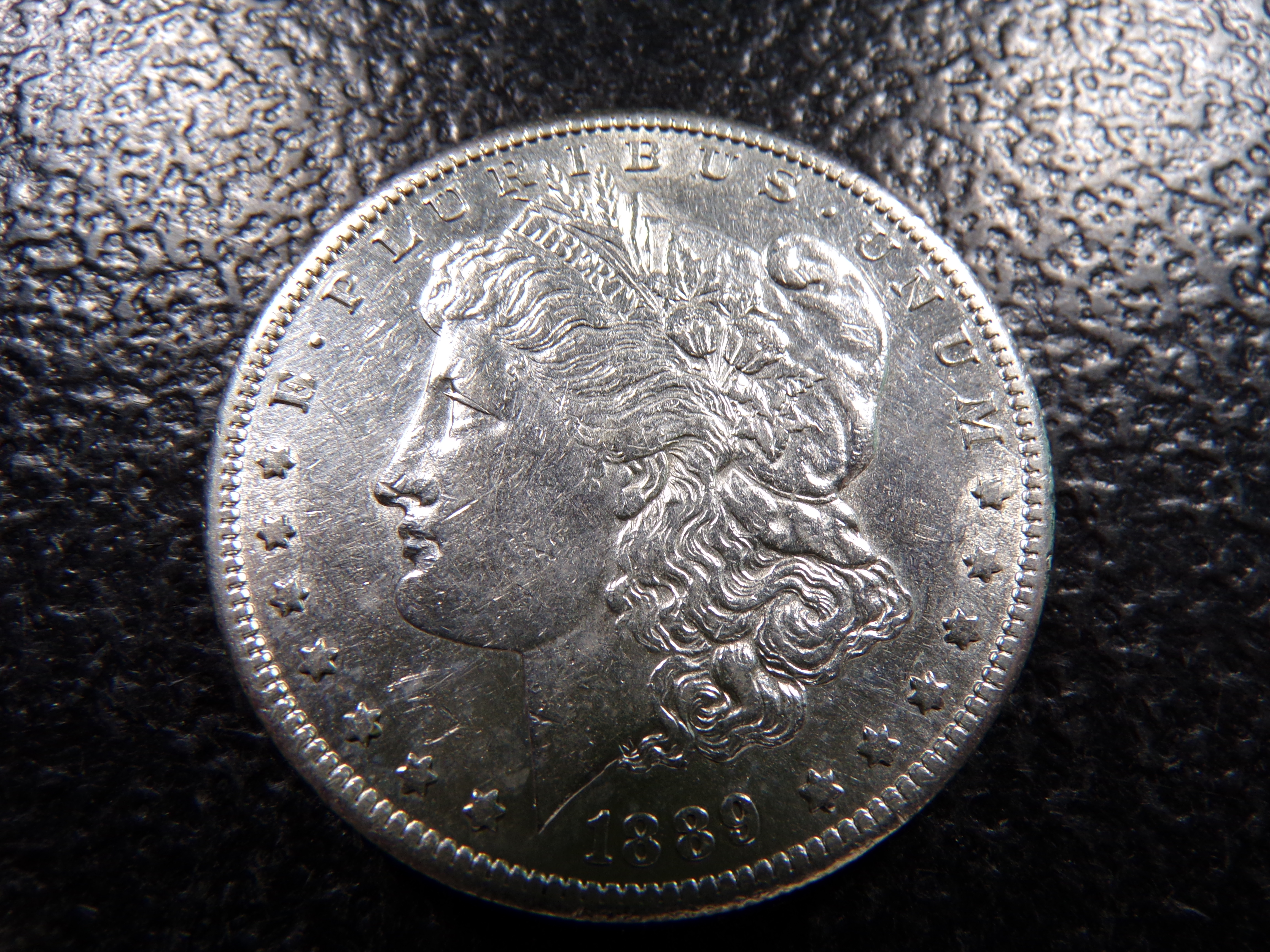 1889-S MORGAN SILVER DOLLAR