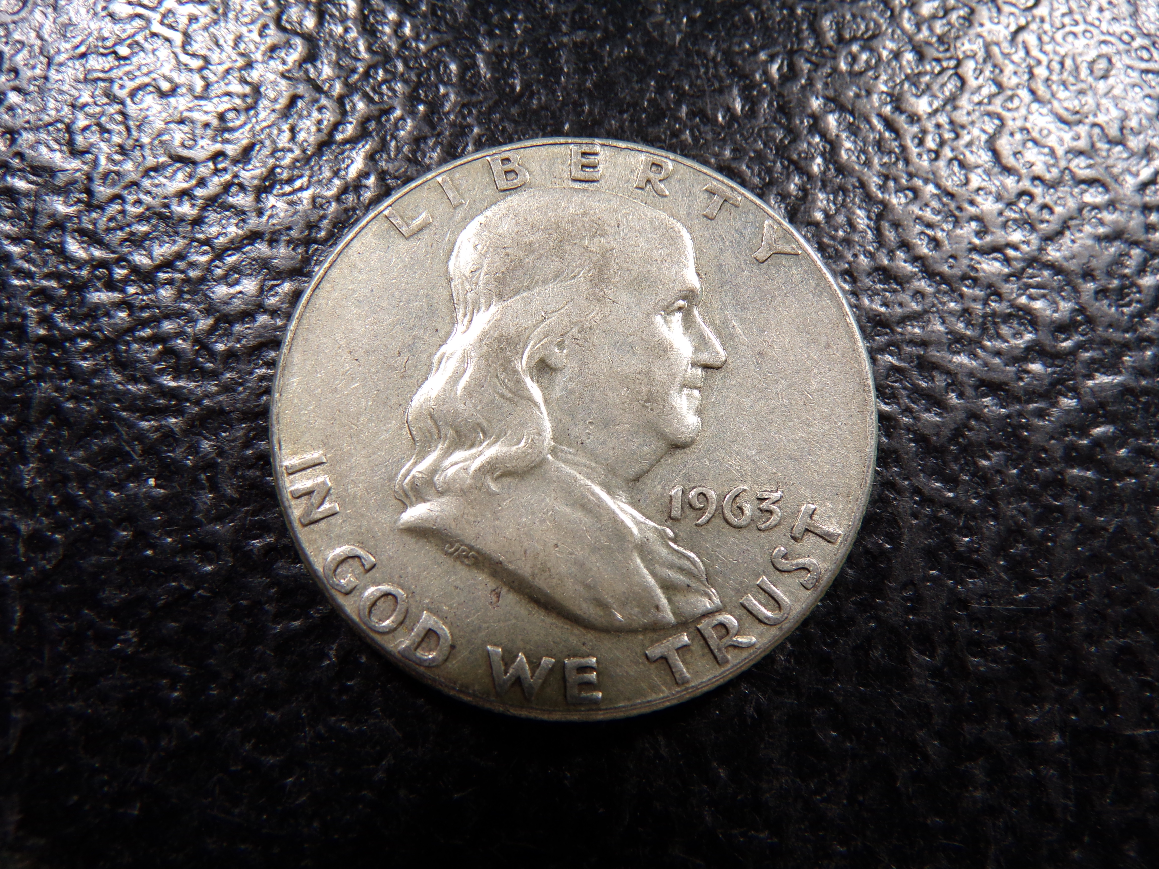 1963 FRANKLIN SILVER HALF DOLLAR