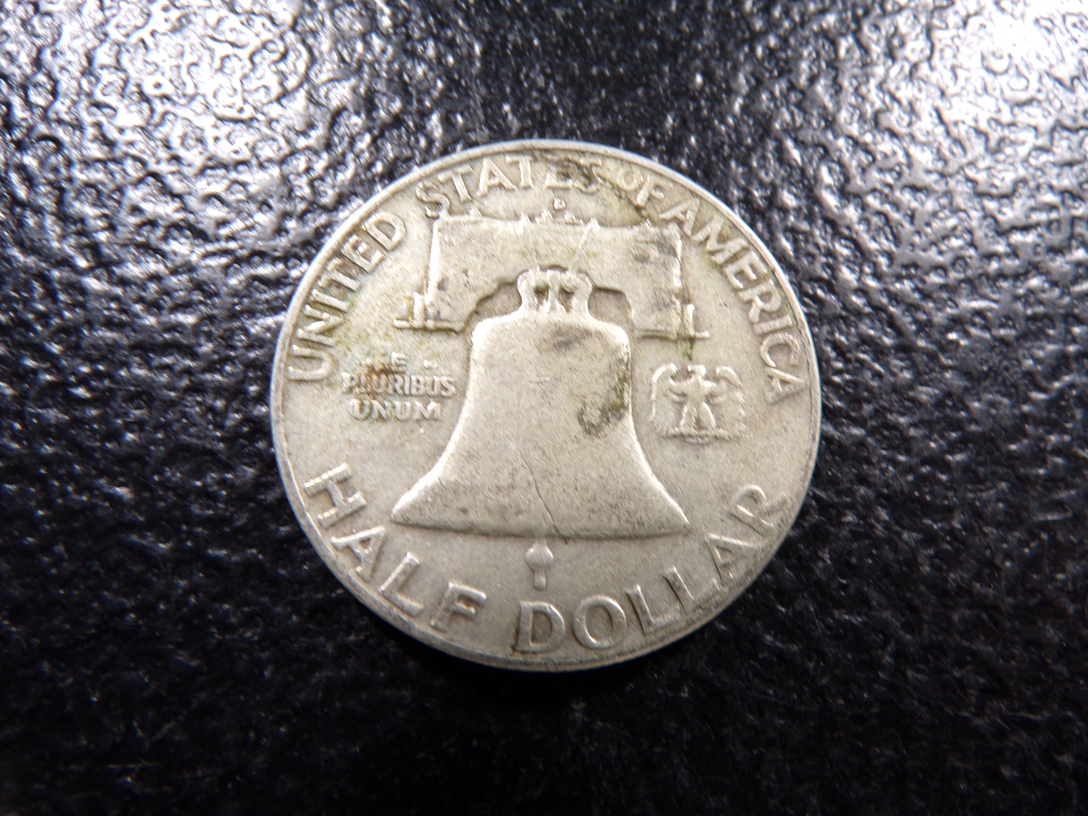 1958-D FRANKLIN SILVER HALF DOLLAR
