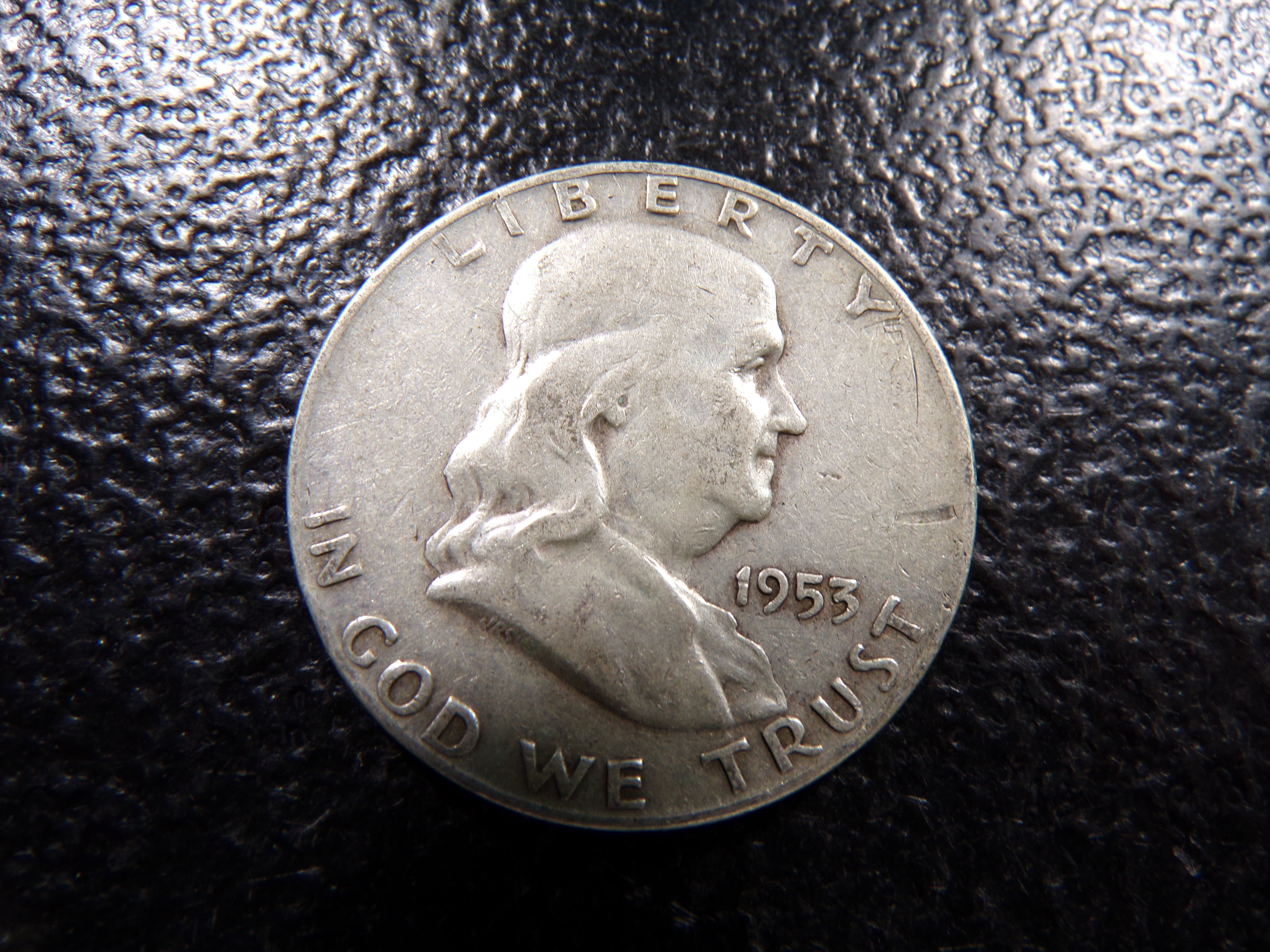1953-D FRANKLIN SILVER HALF DOLLAR
