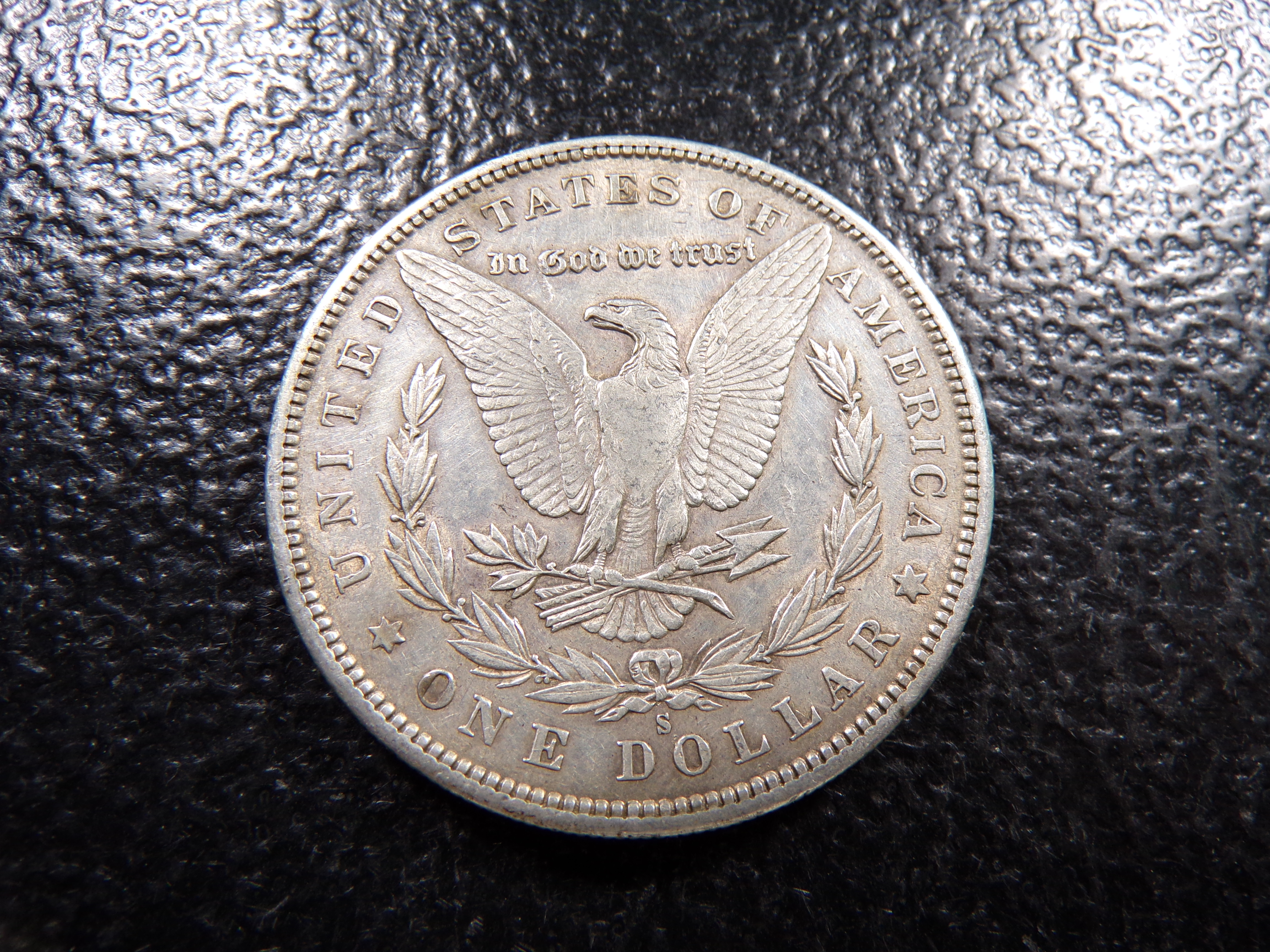 1890-S MORGAN SILVER DOLLAR