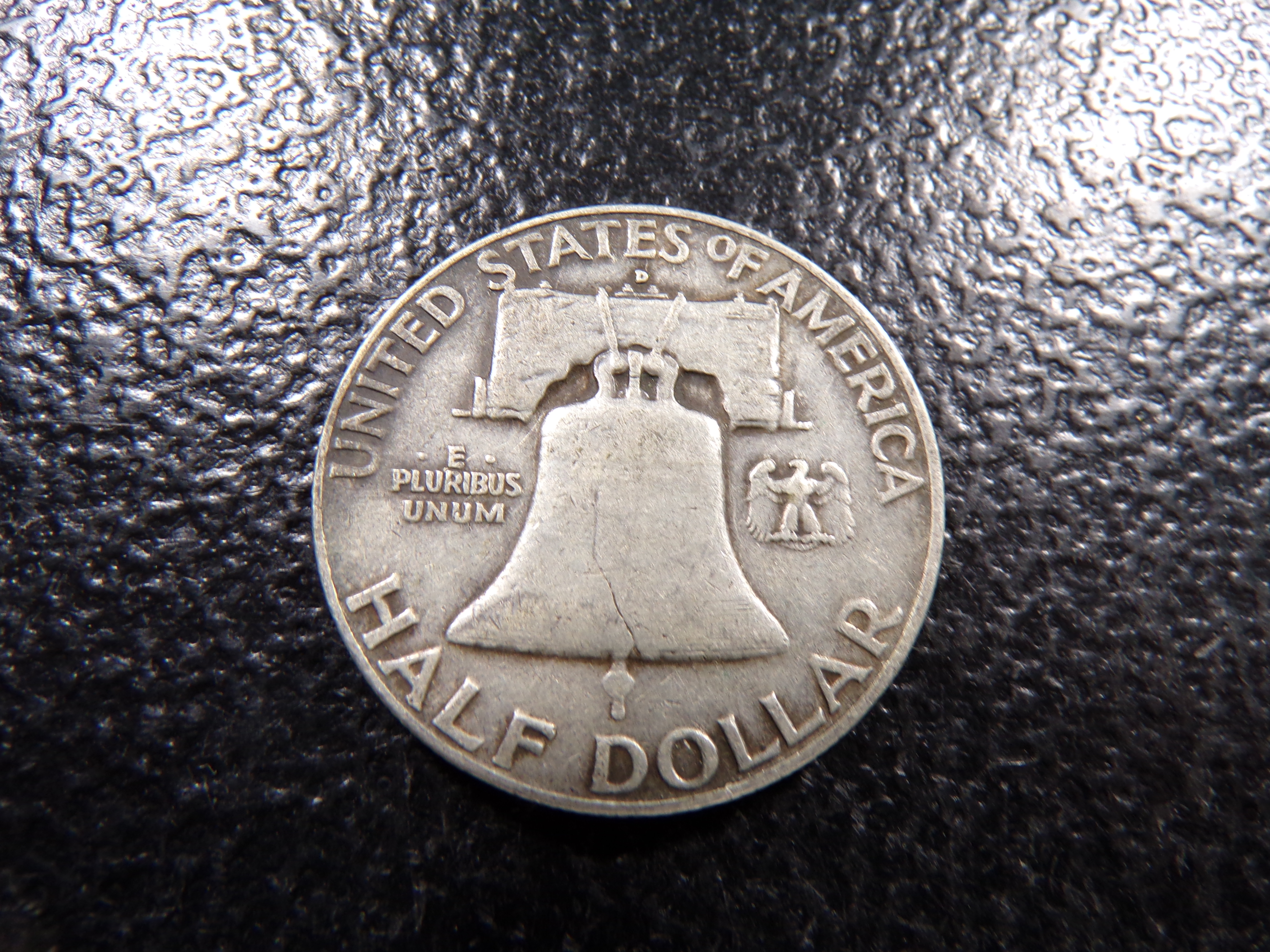 1957-D FRANKLIN SILVER HALF DOLLAR