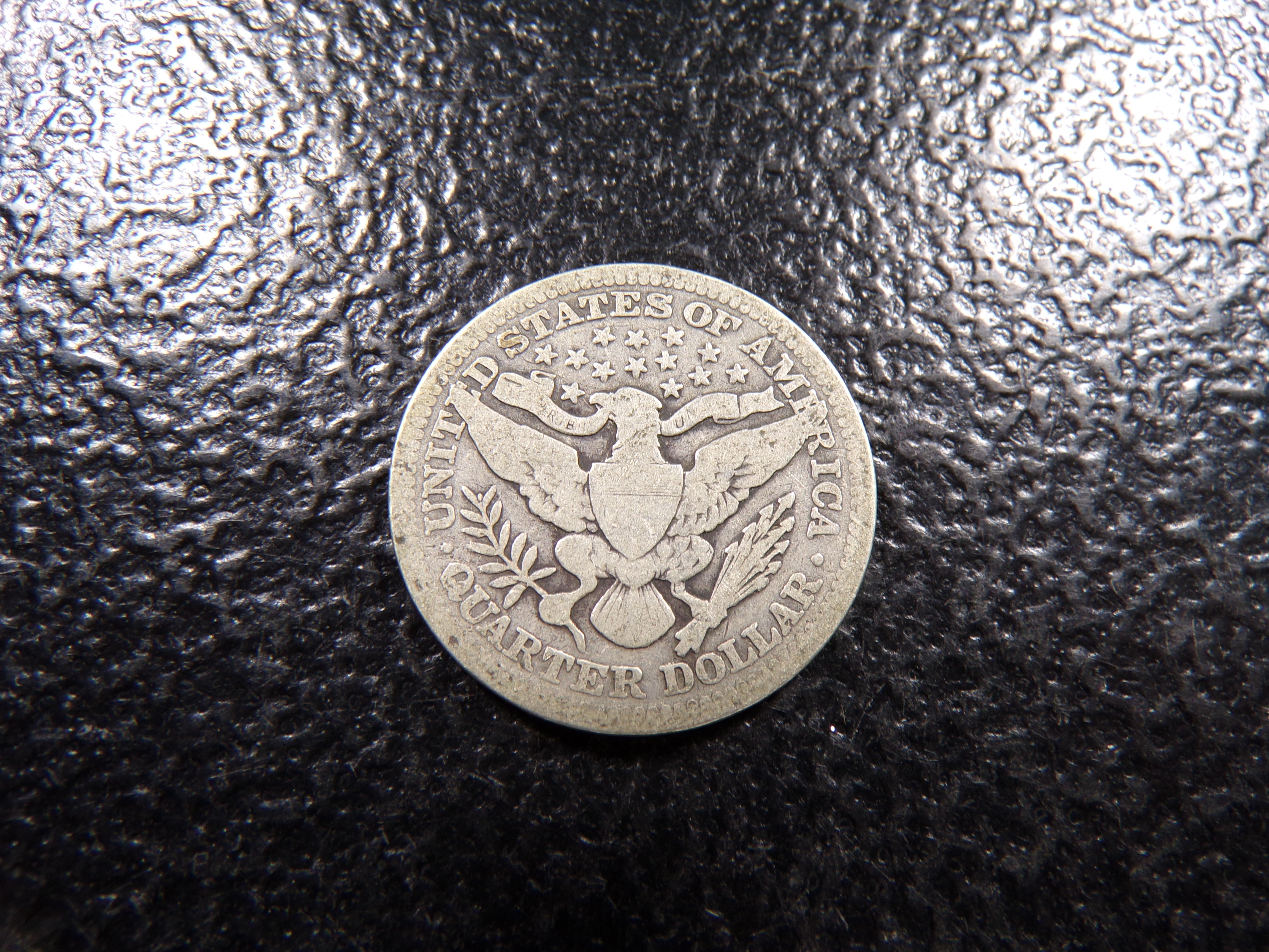 1909 BARBER SILVER QUARTER