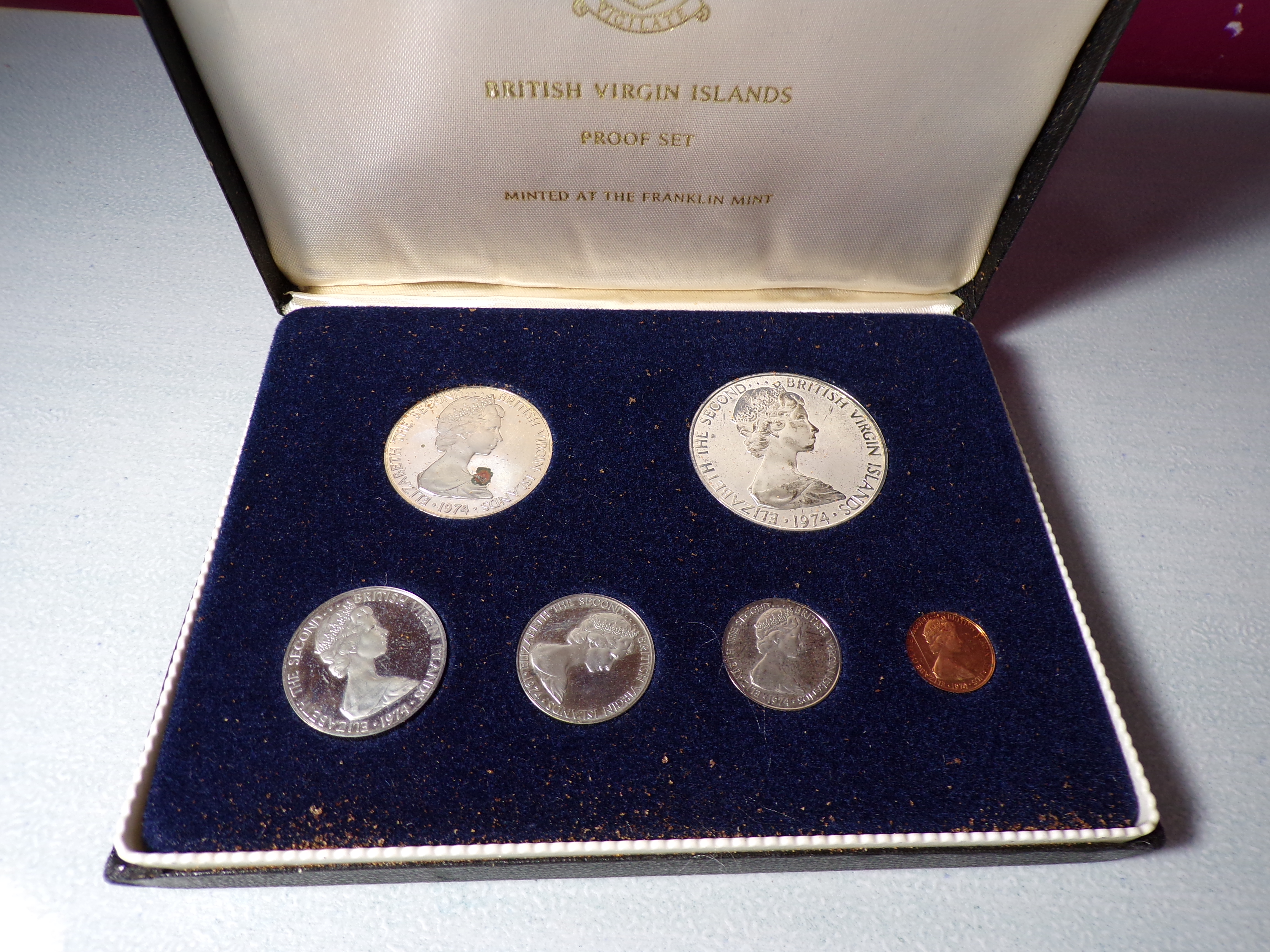 1974 BRITISH VIRGIN ISLANDS SILVER PROOF SET
