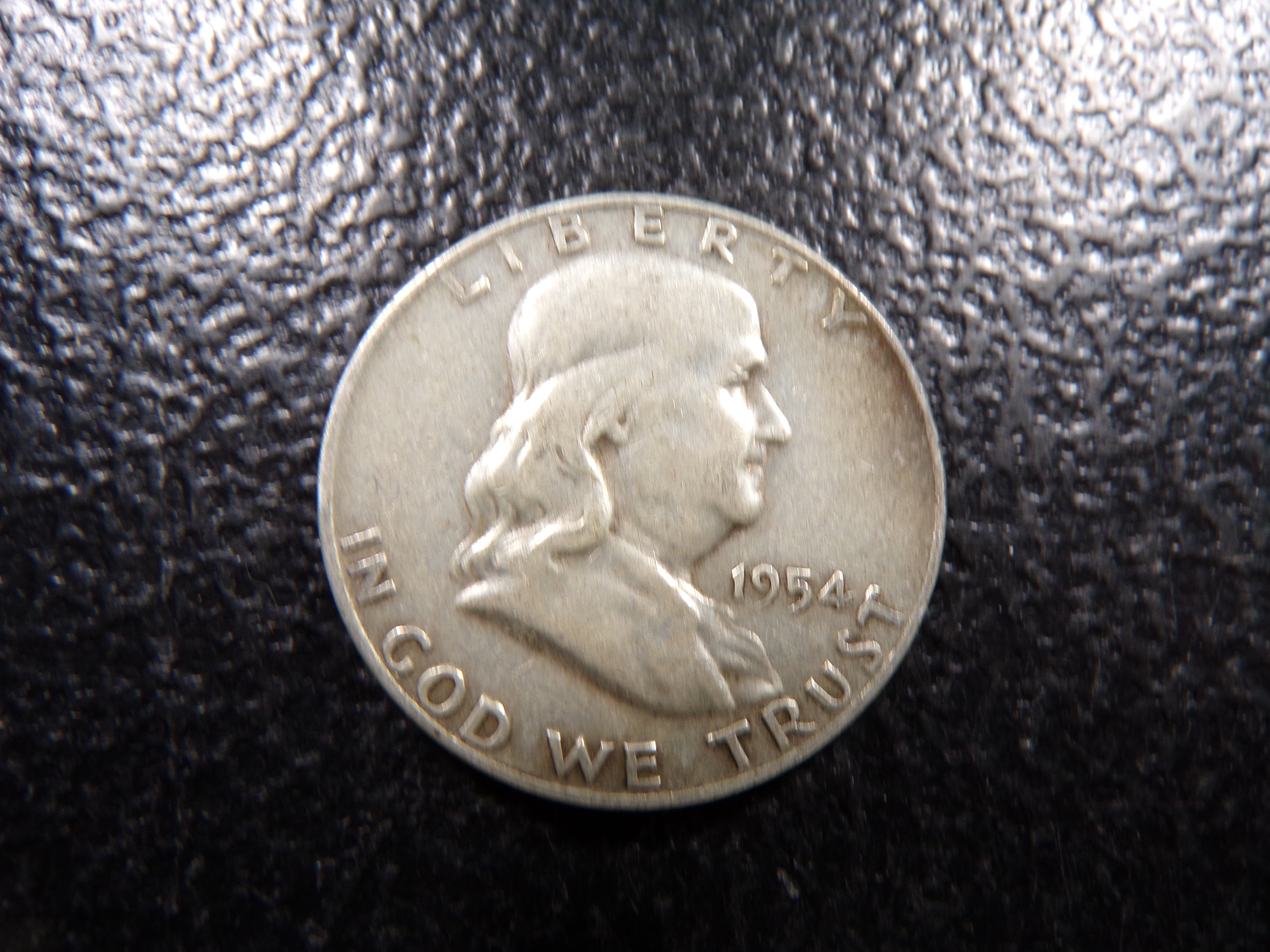 1954-D FRANKLIN SILVER HALF DOLLAR