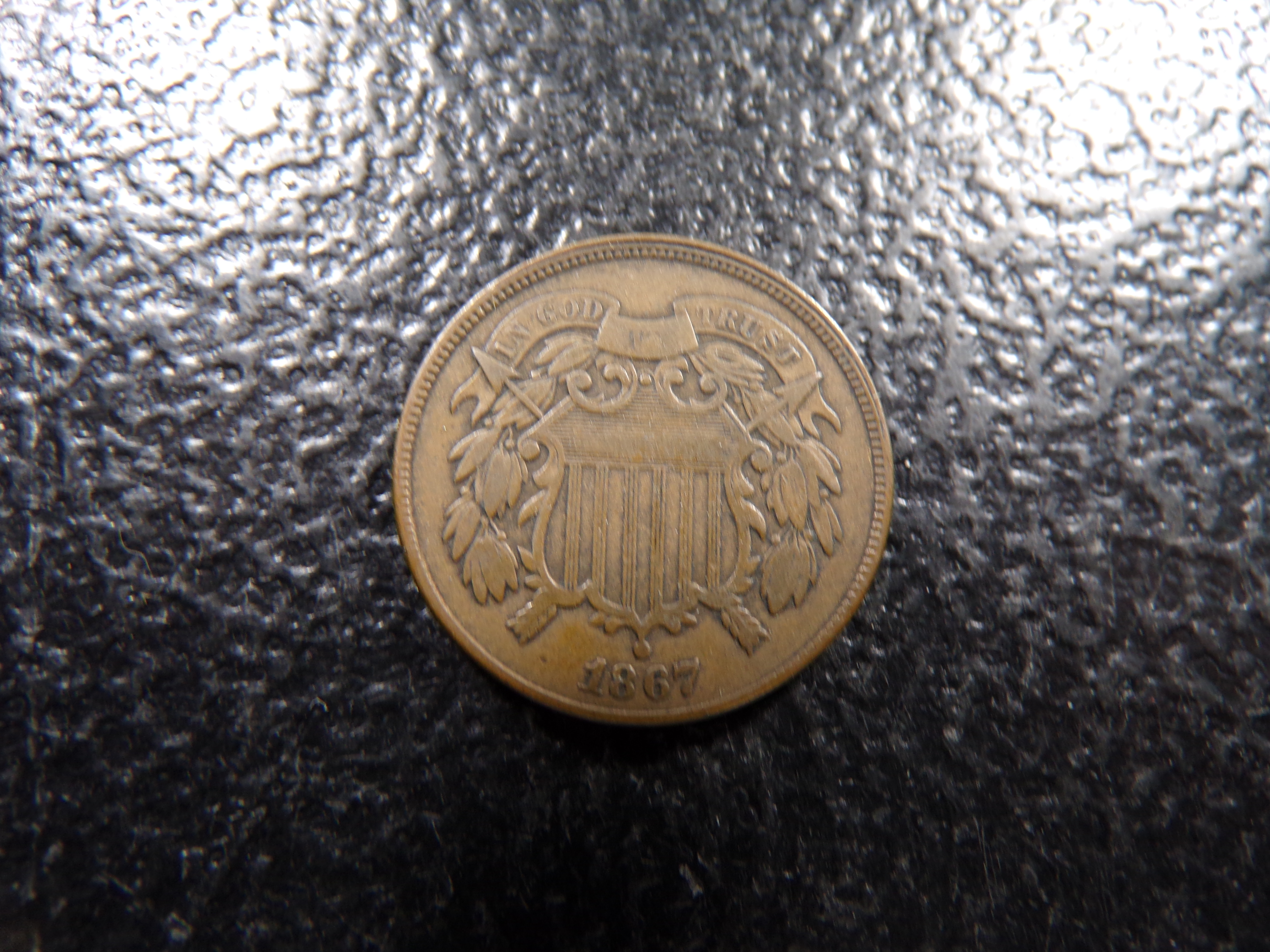 1867 TWO CENT PIECE