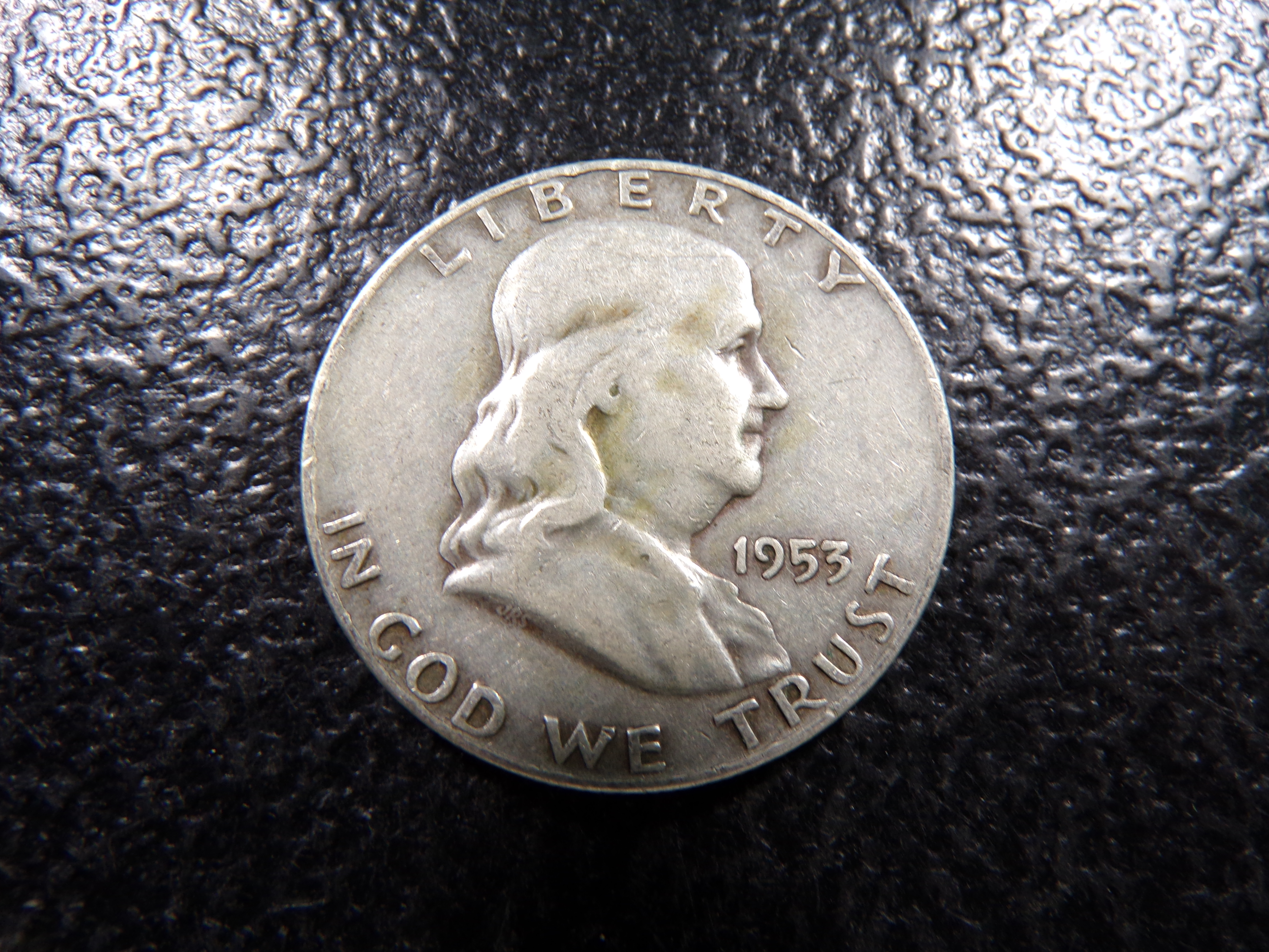 1953-D FRANKLIN SILVER HALF DOLLAR