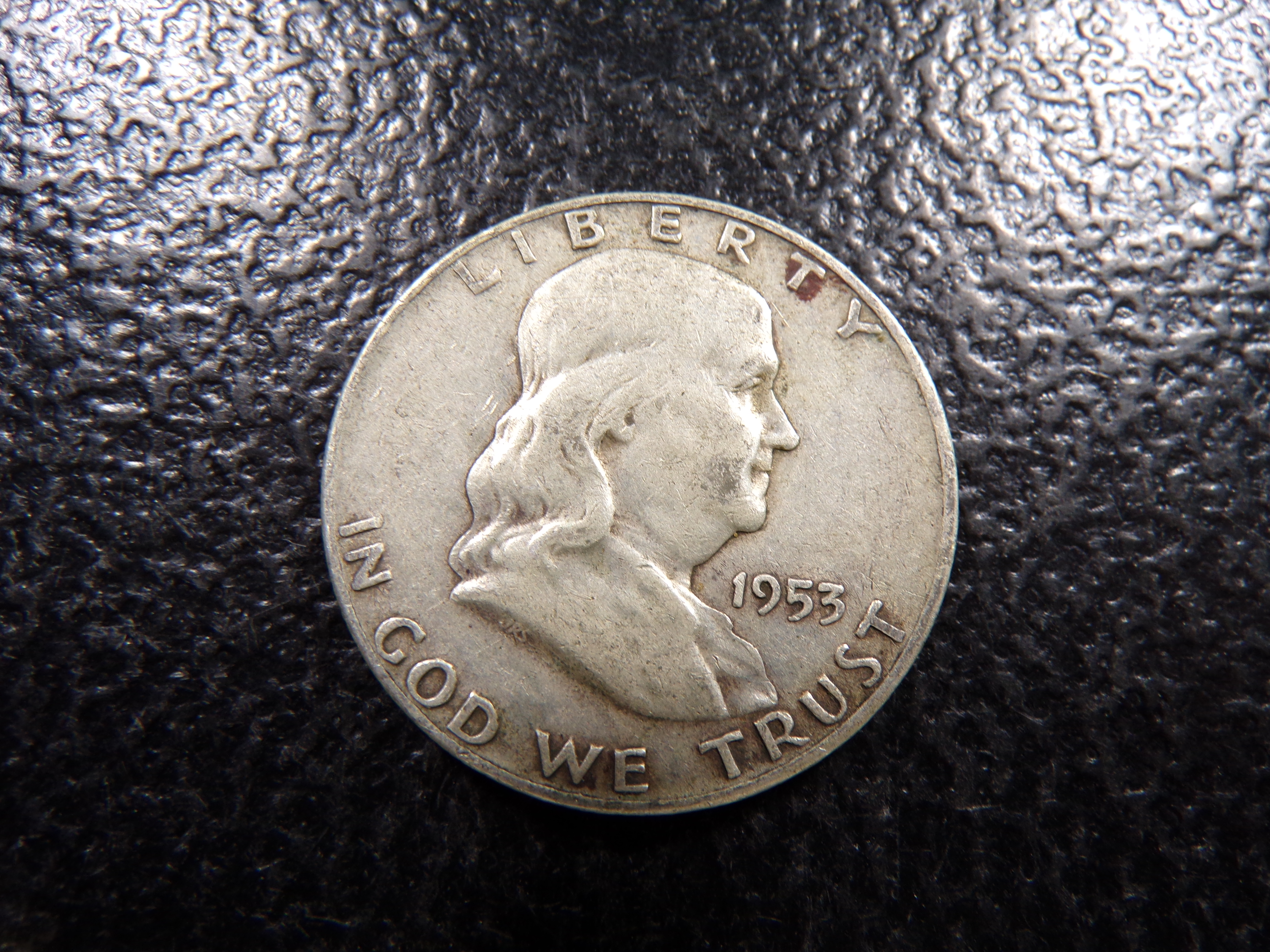 1953-D FRANKLIN SILVER HALF DOLLAR