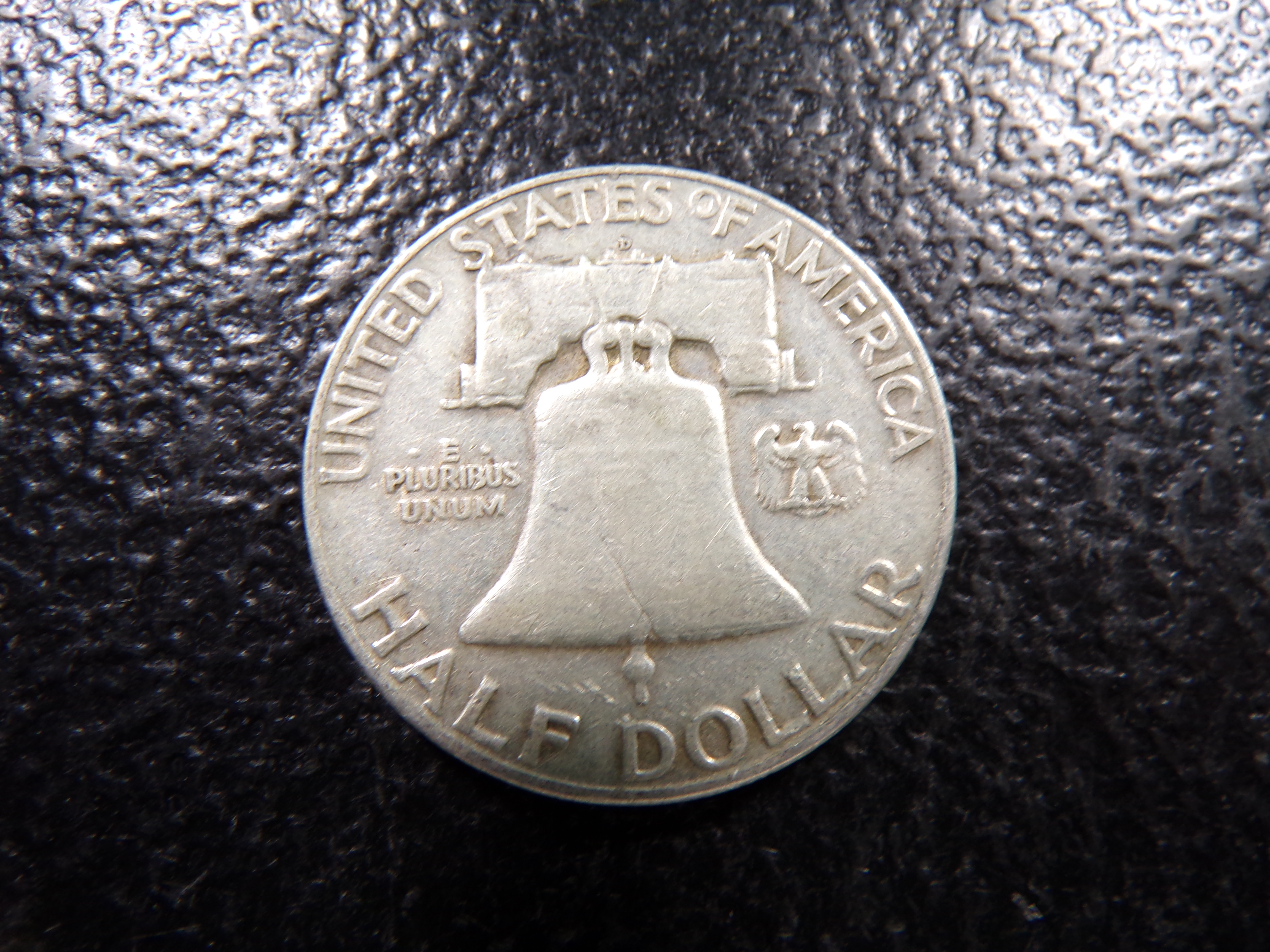 1952-D FRANKLIN SILVER HALF DOLLAR