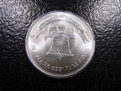LIBERTY BELL 1 OUNCE 999+ PURE SILVER. CLICK THE LINK FROM YOUR INVOICE TO PAY... INVOICES ARE 