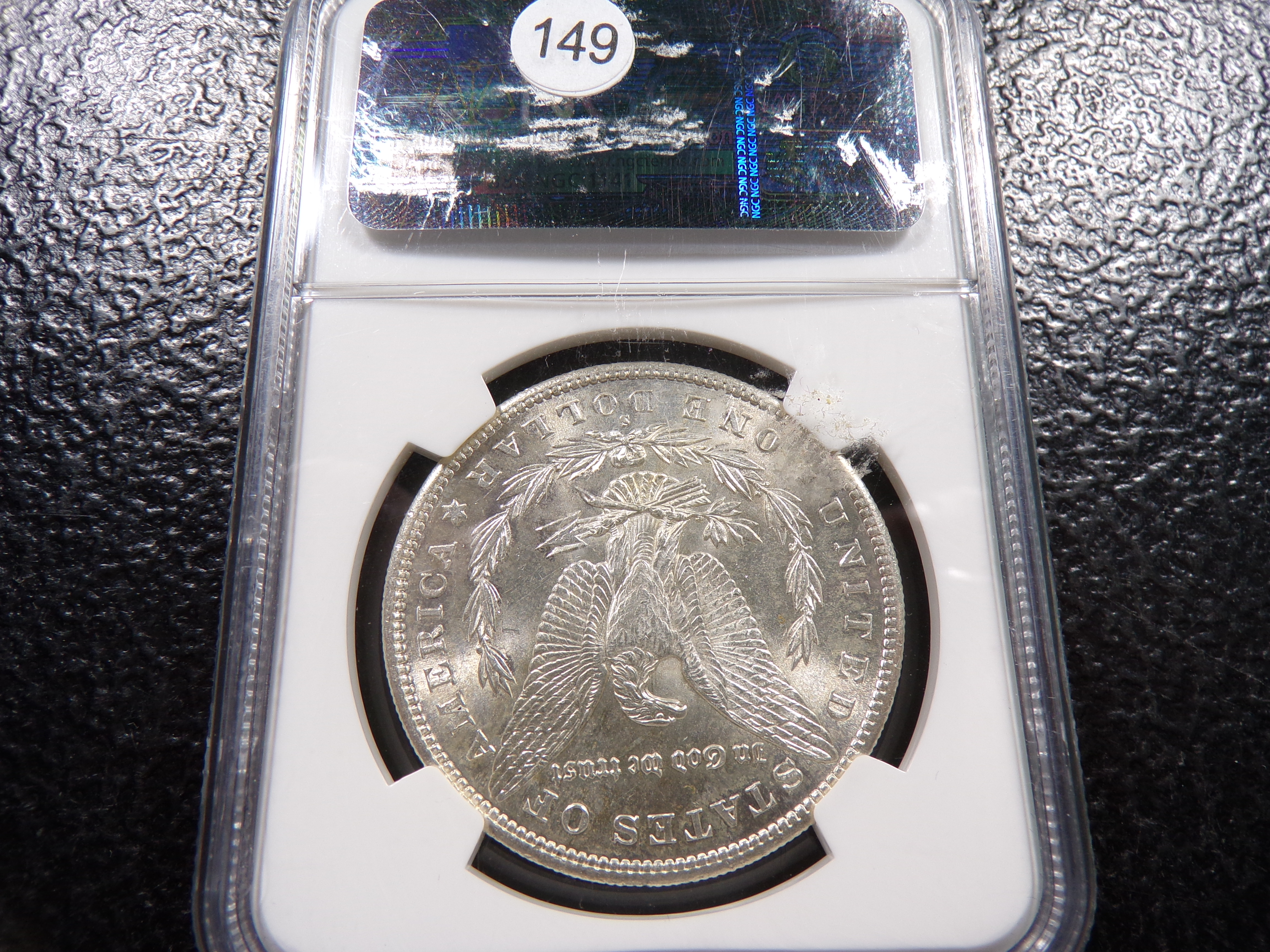 1889-S NGC MS63 MORGAN SILVER DOLLAR