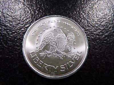 LIBERTY BELL 1 OUNCE 999+ PURE SILVER. CLICK THE LINK FROM YOUR INVOICE TO PAY... INVOICES ARE 