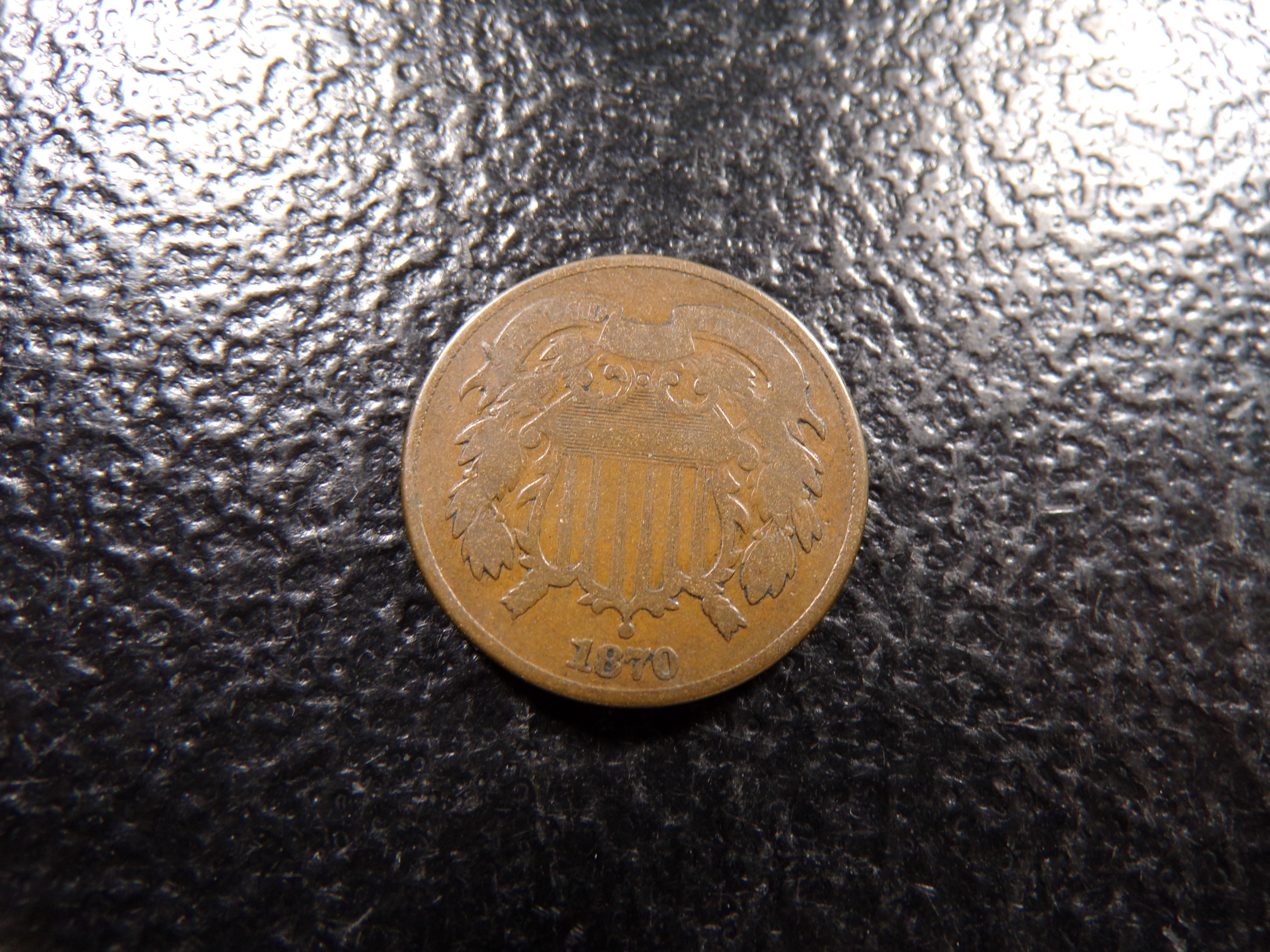 1870 TWO CENT PIECE
