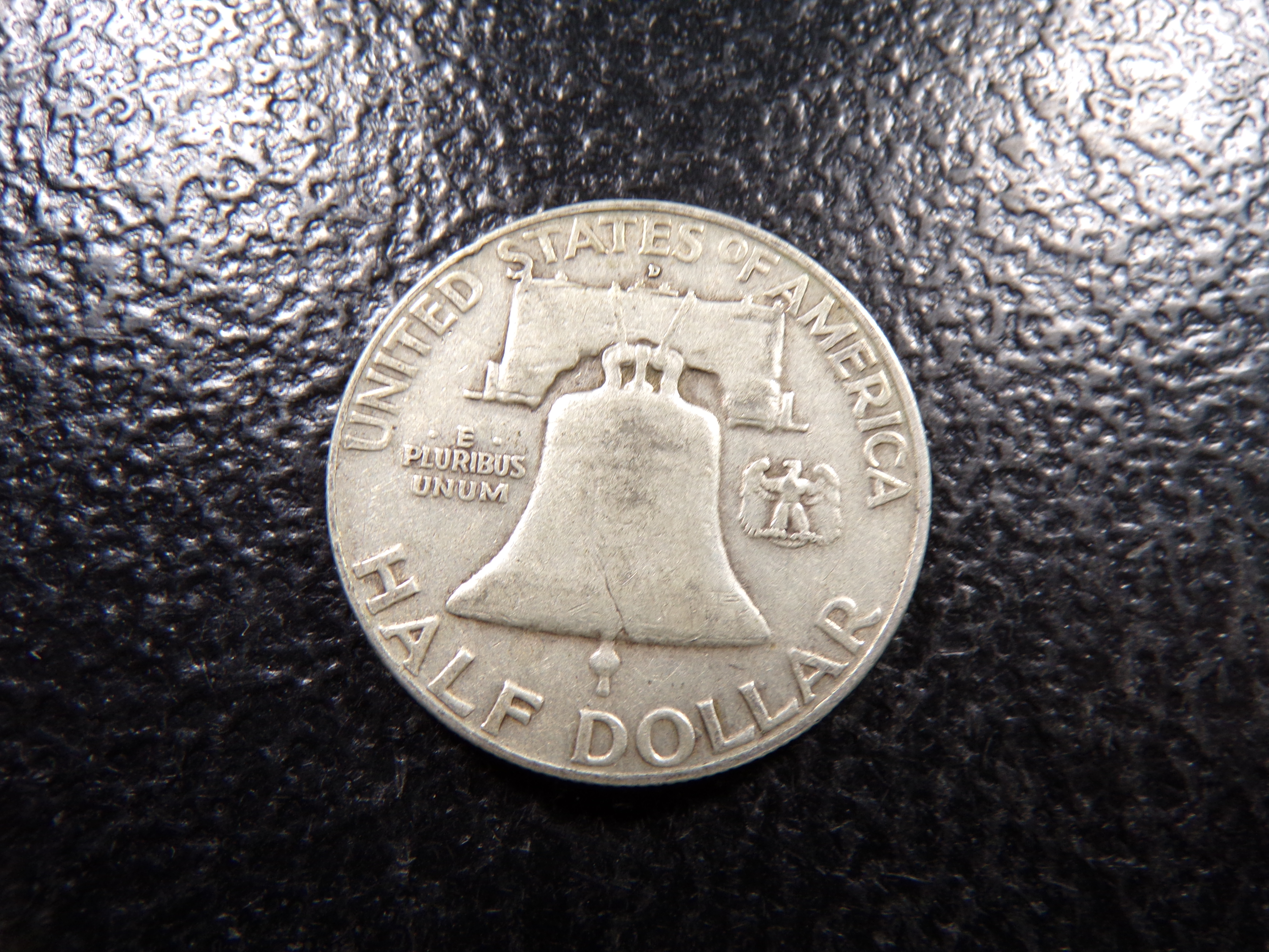 1958-D FRANKLIN SILVER HALF DOLLAR