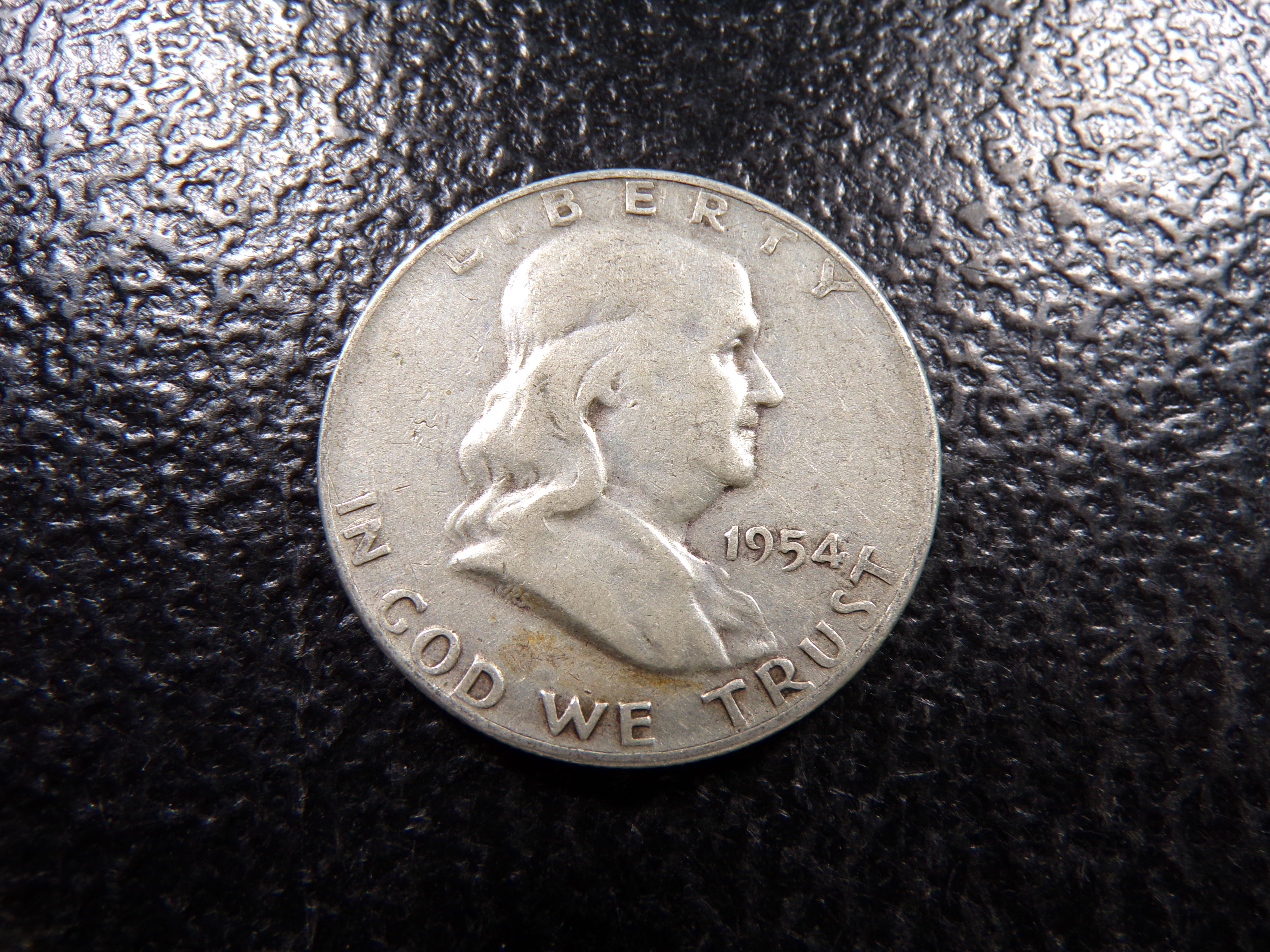 1954-D FRANKLIN SILVER HALF DOLLAR