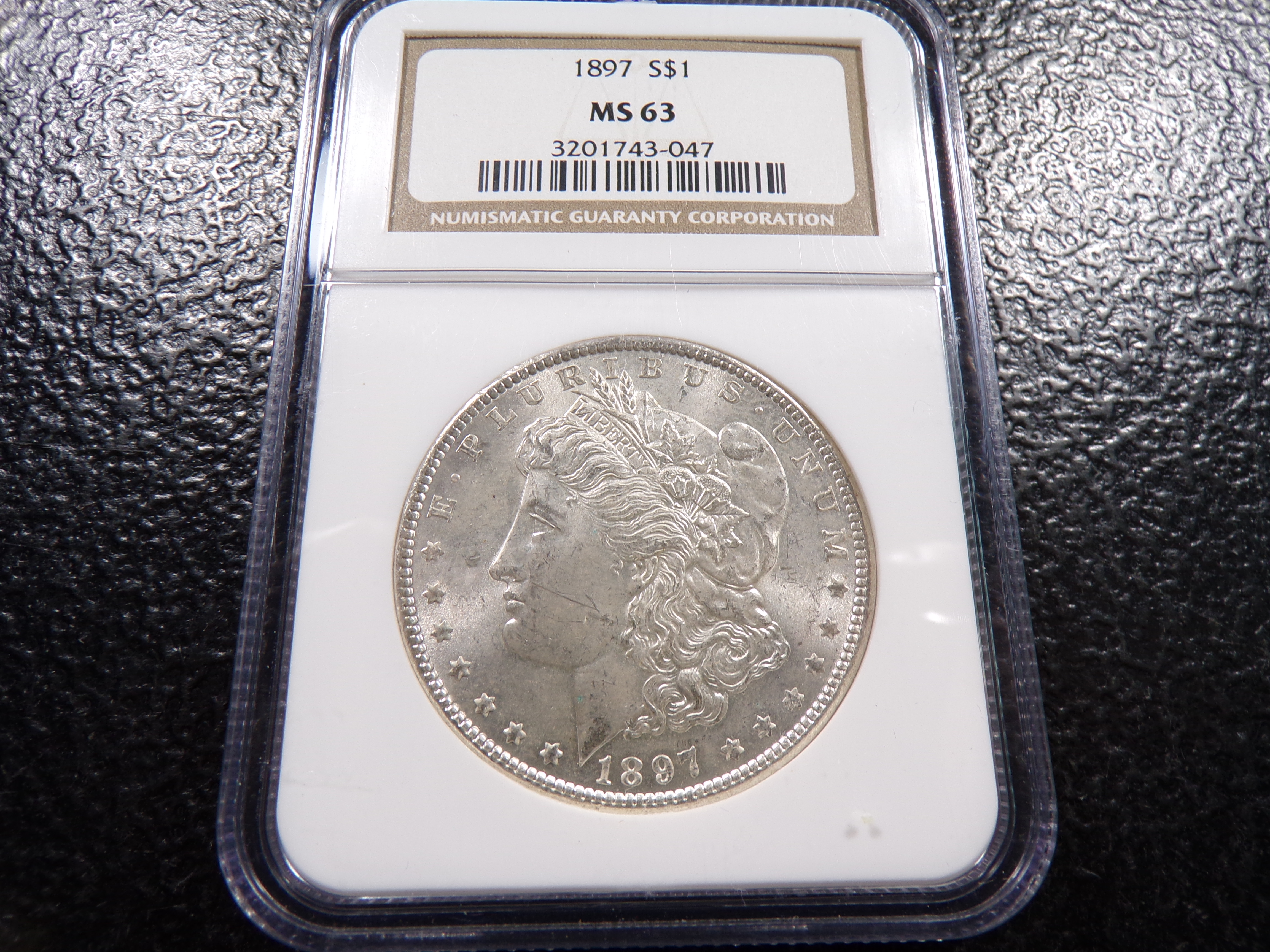 1897 NGC MS63 MORGAN SILVER DOLLAR
