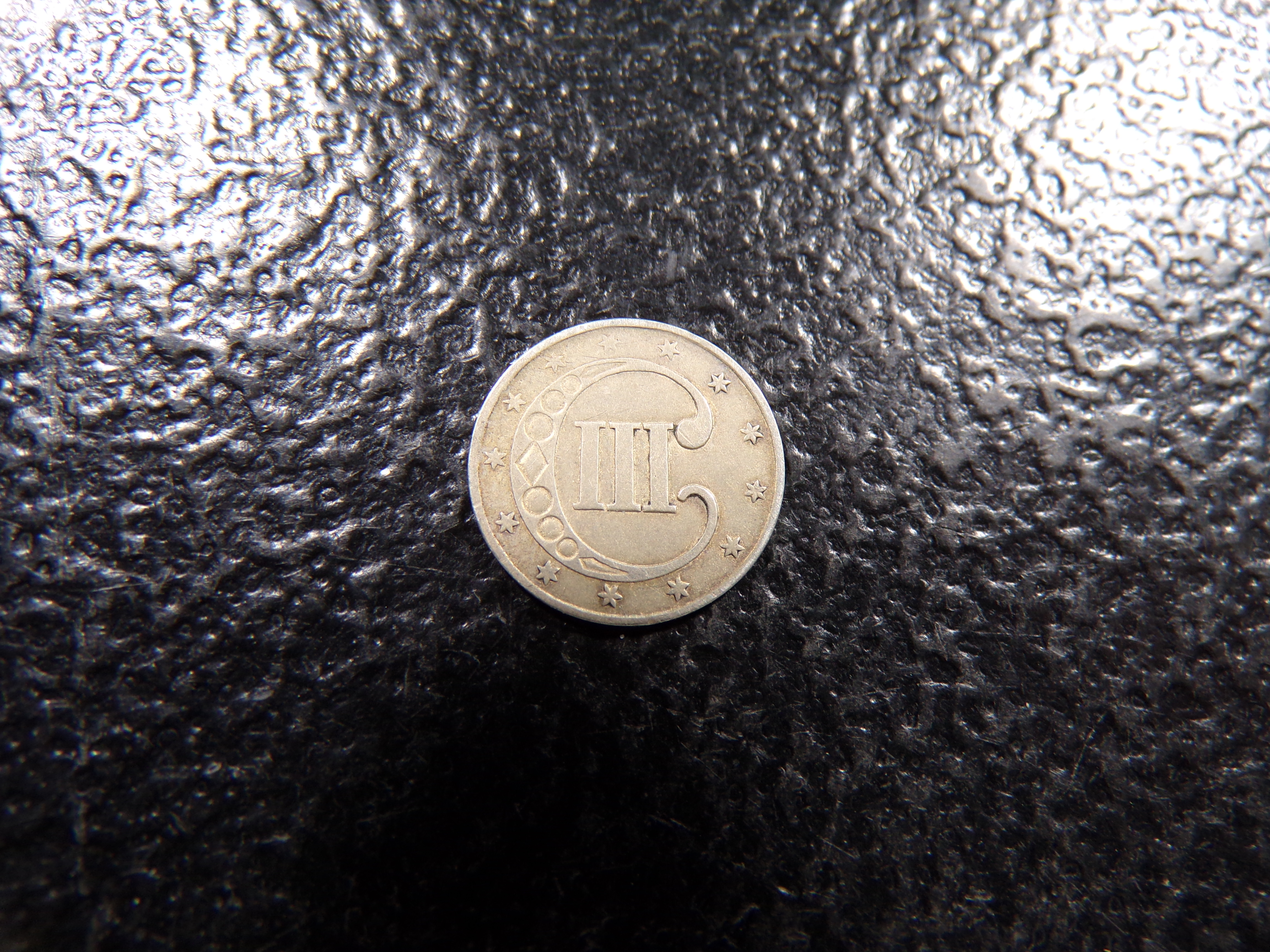 1852 III CENT SILVER