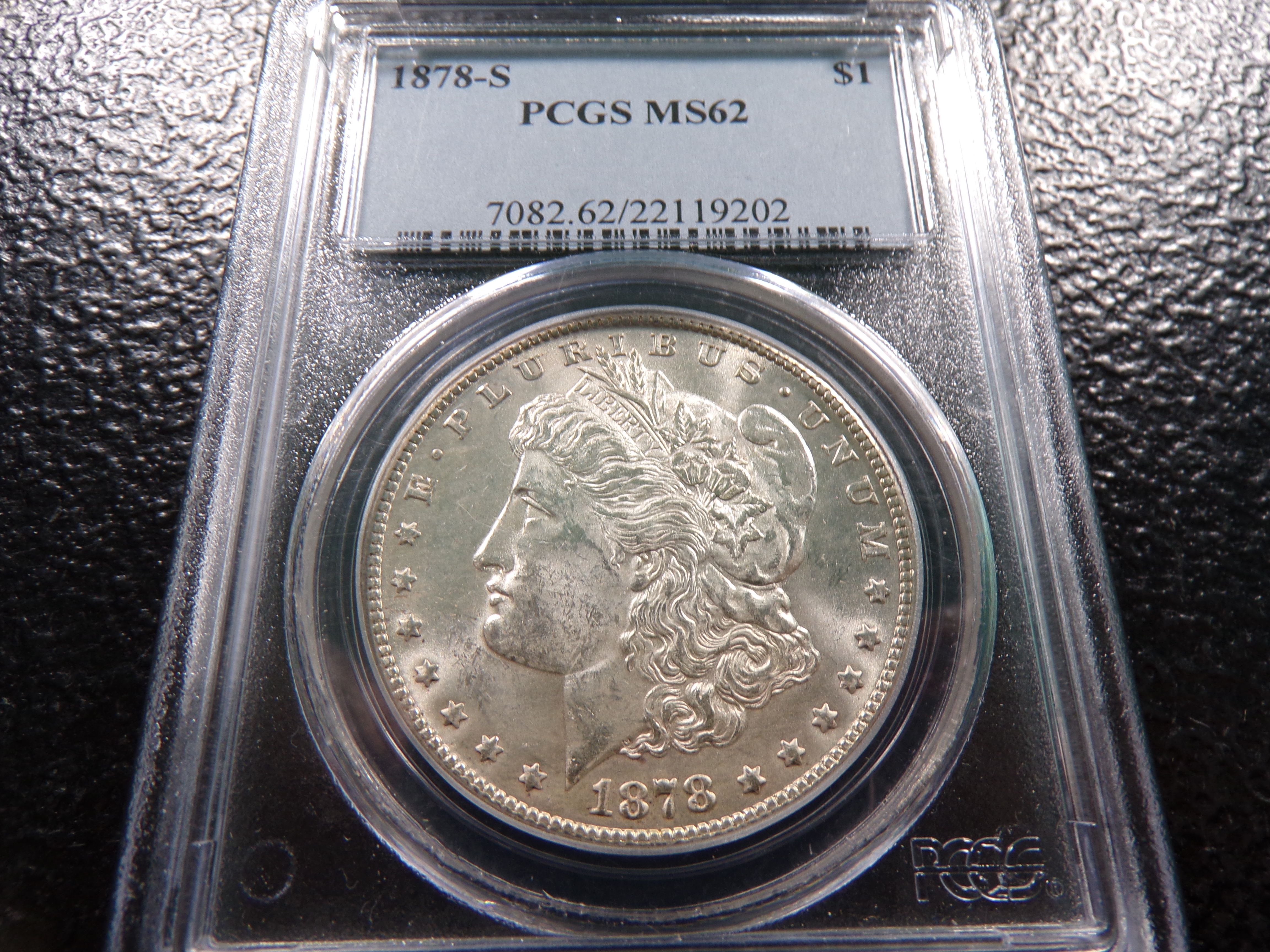 1878-s Pcgs ms62 Morgan Silver Dollar