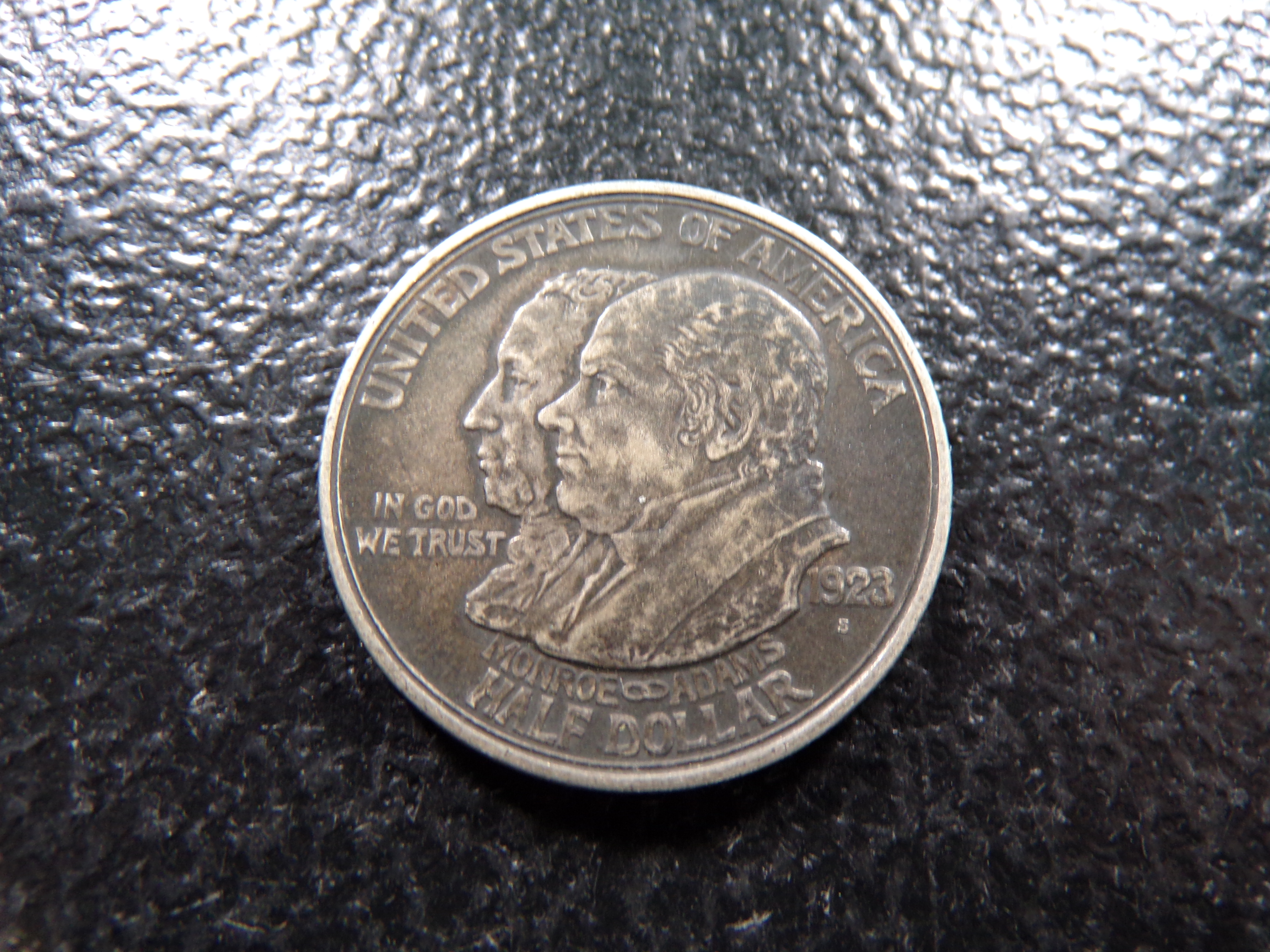 1923-s Monroe / Adams Silver Half Dollar