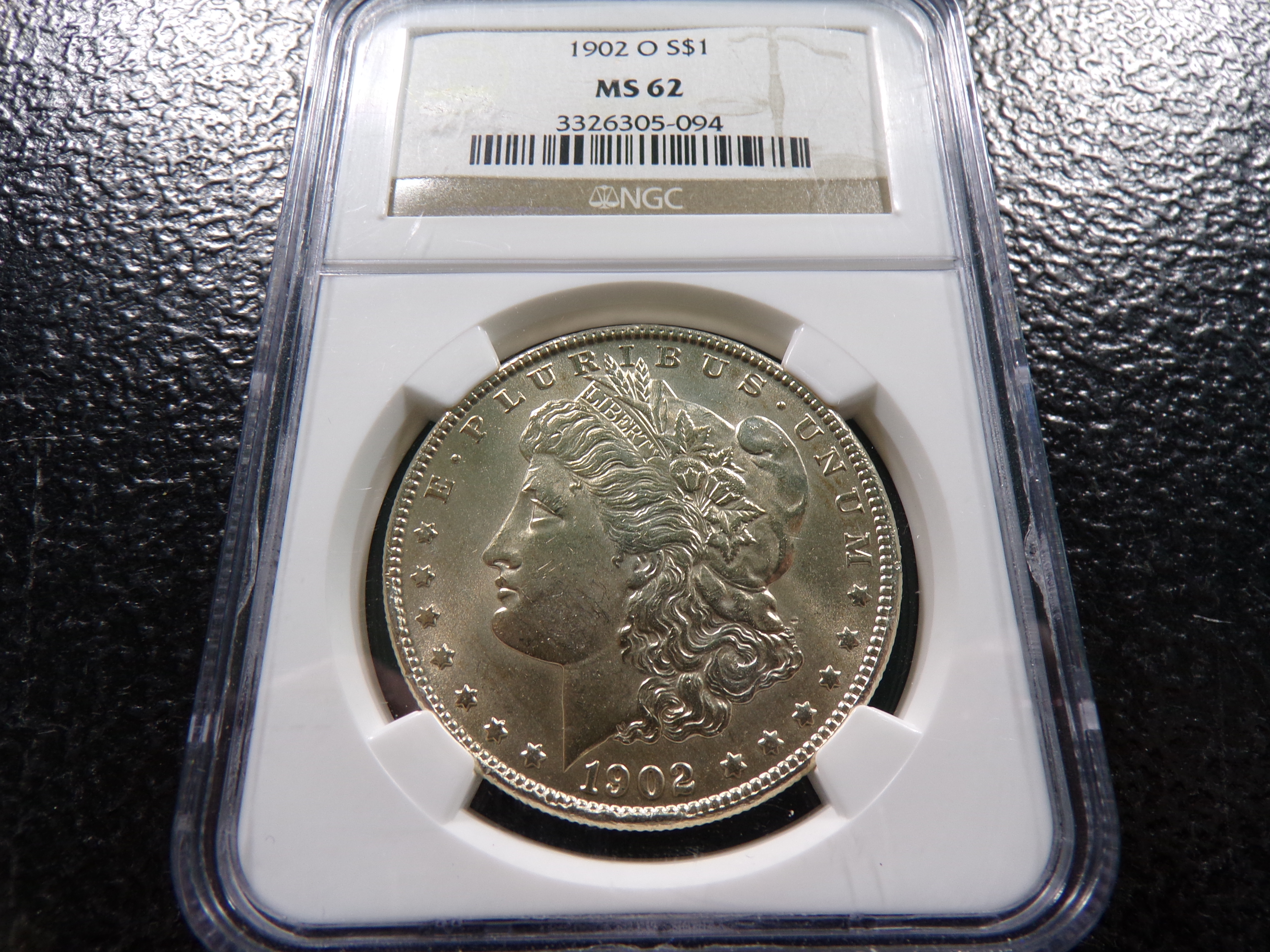 1902-O NGC MS62 MORGAN SILVER DOLLAR