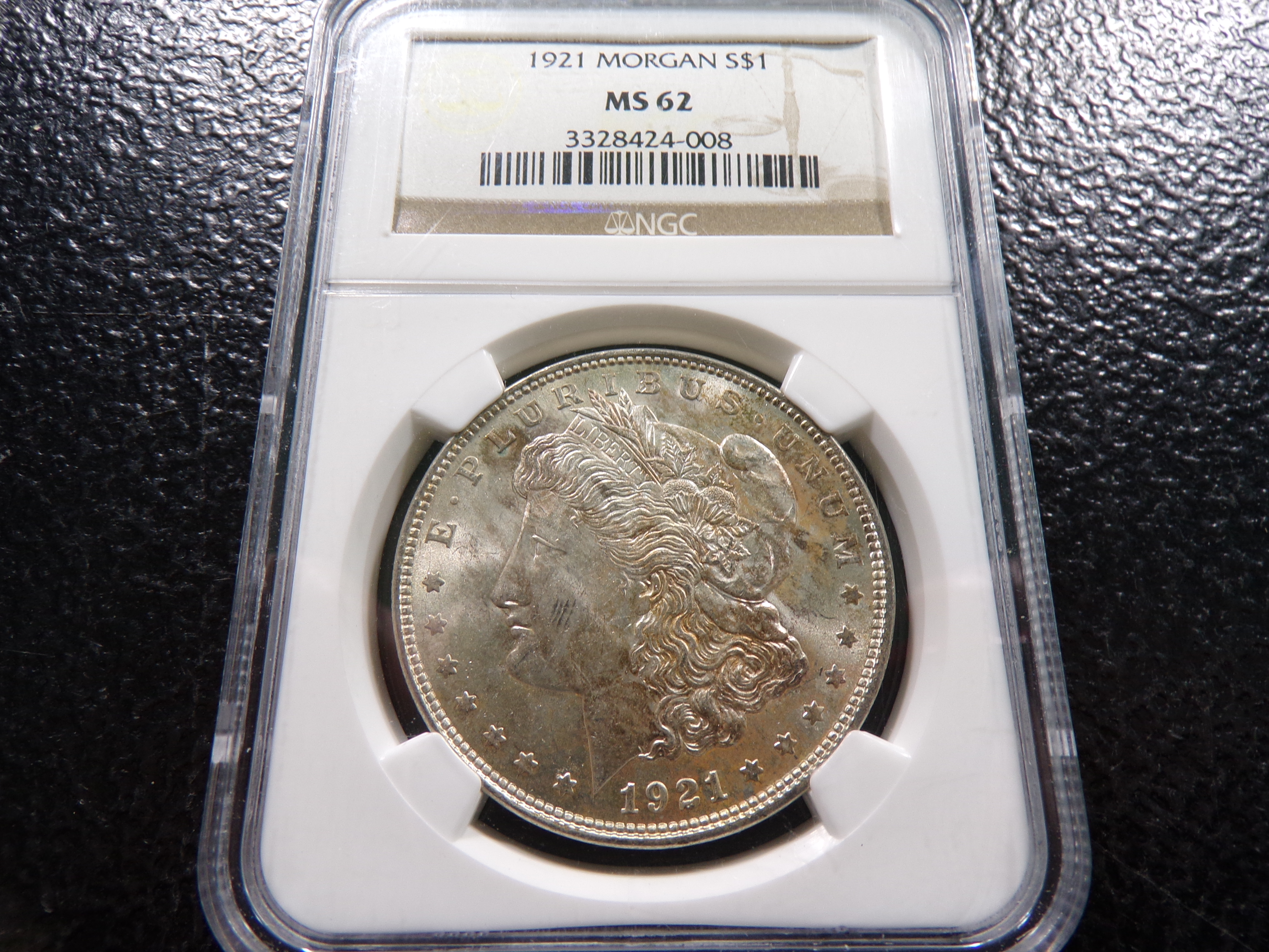 1921 NGC MS62 MORGAN SILVER DOLLAR