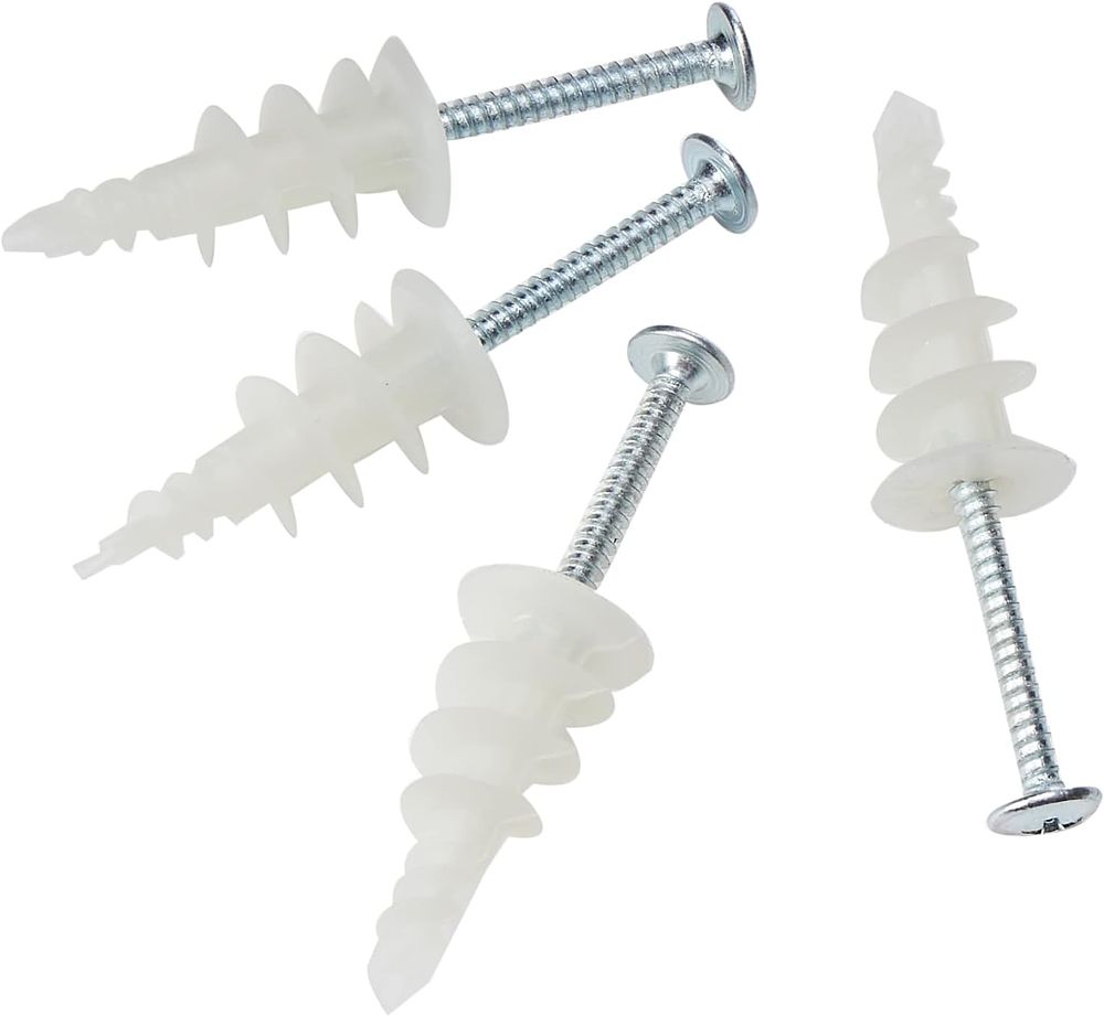 Lot 186: 5 x 200 RawlPlug Nylon Self Drilling Wall Fixing Plug with Screw RRP £28.99 ea. L31b sku-2727
