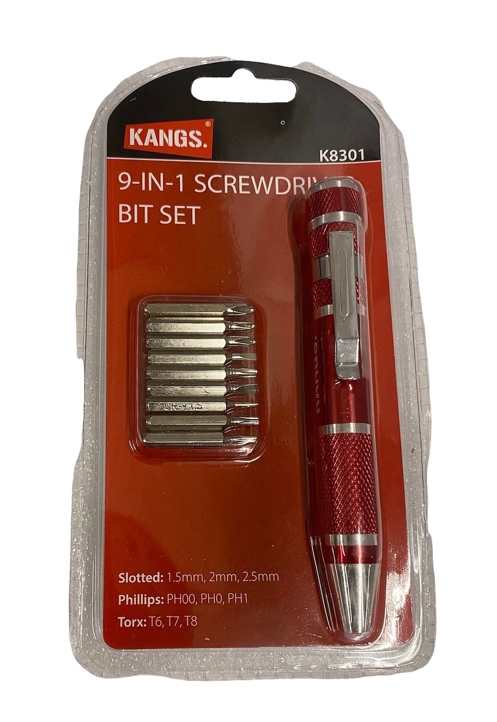 Lot 272: 10 x 9 in 1 Screwdriver Bit Set RRP £89.90 L1b sku-2079