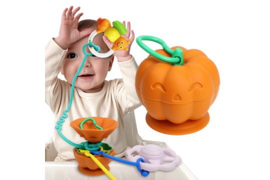 Lot 394: 6 x Baby Suction Toy Holder & 3 Toy Straps RRP £22.17 ea. Lb37 sku-3838