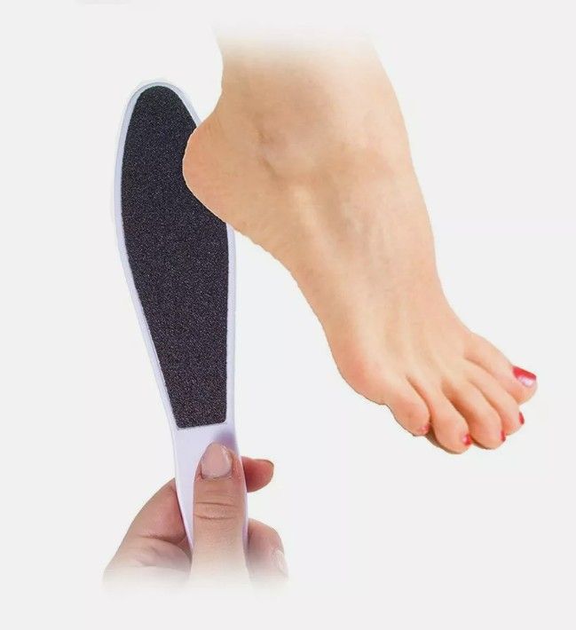 Lot 480: 100 x Manicure Plastic Foot Files RRP £2.99 ea. L9b sku-2998