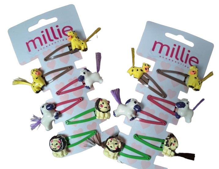Lot 489: 36 x Packs of 6 Millie accessories Hair Clips L24 sku-2852
