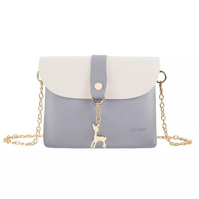 Small PU Leather Bag with Strap Pendant/Gold Chain Strap Lb43 sku-4513. Stylish and Durable 