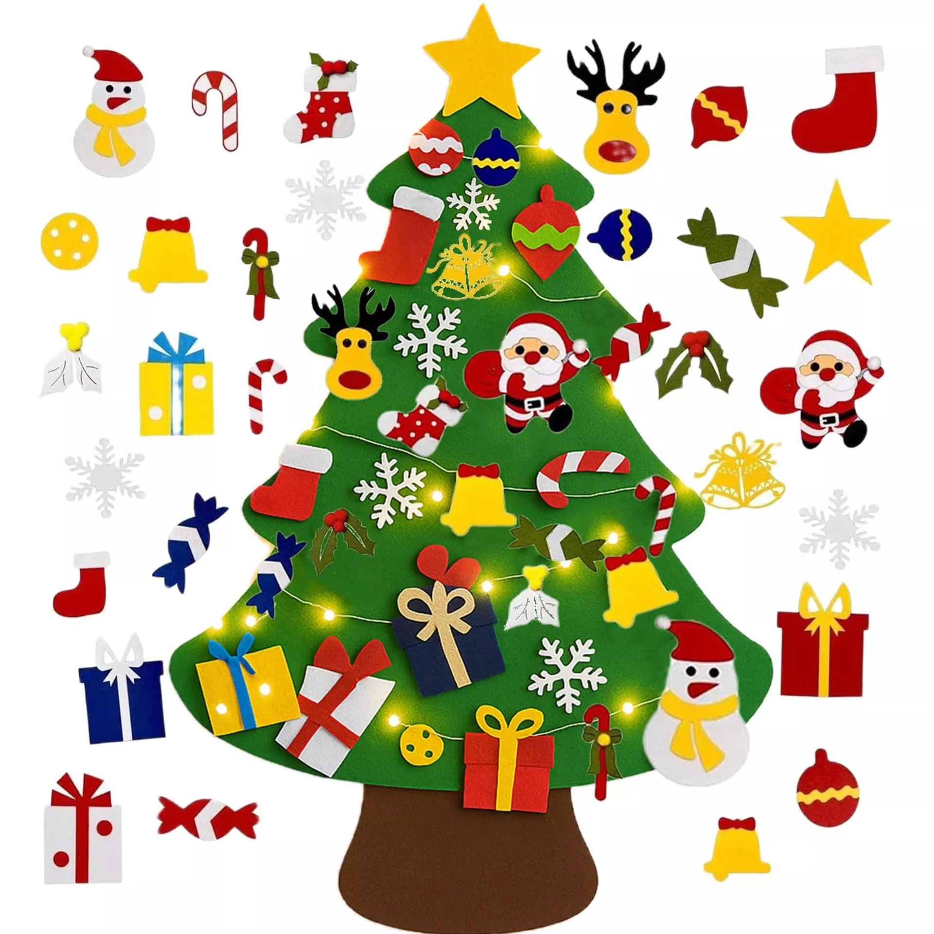 DIY Felt Christmas Tree L13c sku-4377