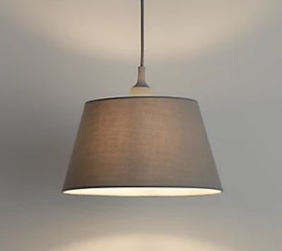 12 x Lokombi Fabric dyed Light shade (D)30cm Lof sku-2732. This plain, conic Lokombi fabric 