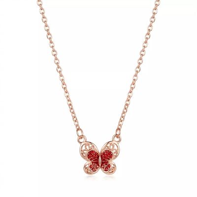 Rose Gold-Tone Butterfly Pendant Necklace RRP &pound;39.98 ea L14a sku-4343. Colours &amp; Designs May 