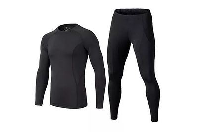 Boys Long Sleeve Base Layer Compression L8b sku-4376. Colours &amp; Designs May Vary. 
